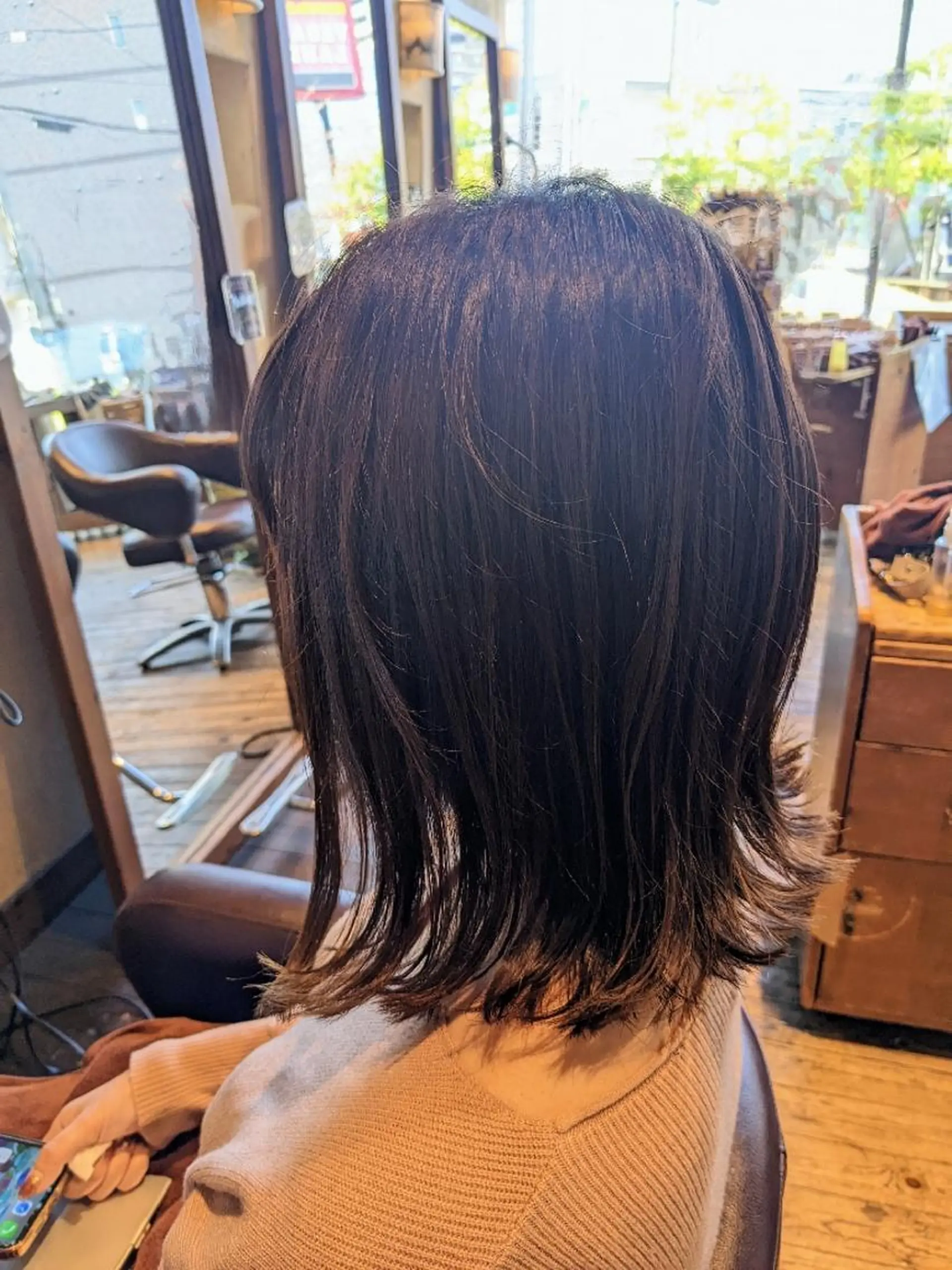 ミディアム 外ハネヘア カット トリートメント 木下 峻輔/髪質改善特化のヘアスタイル