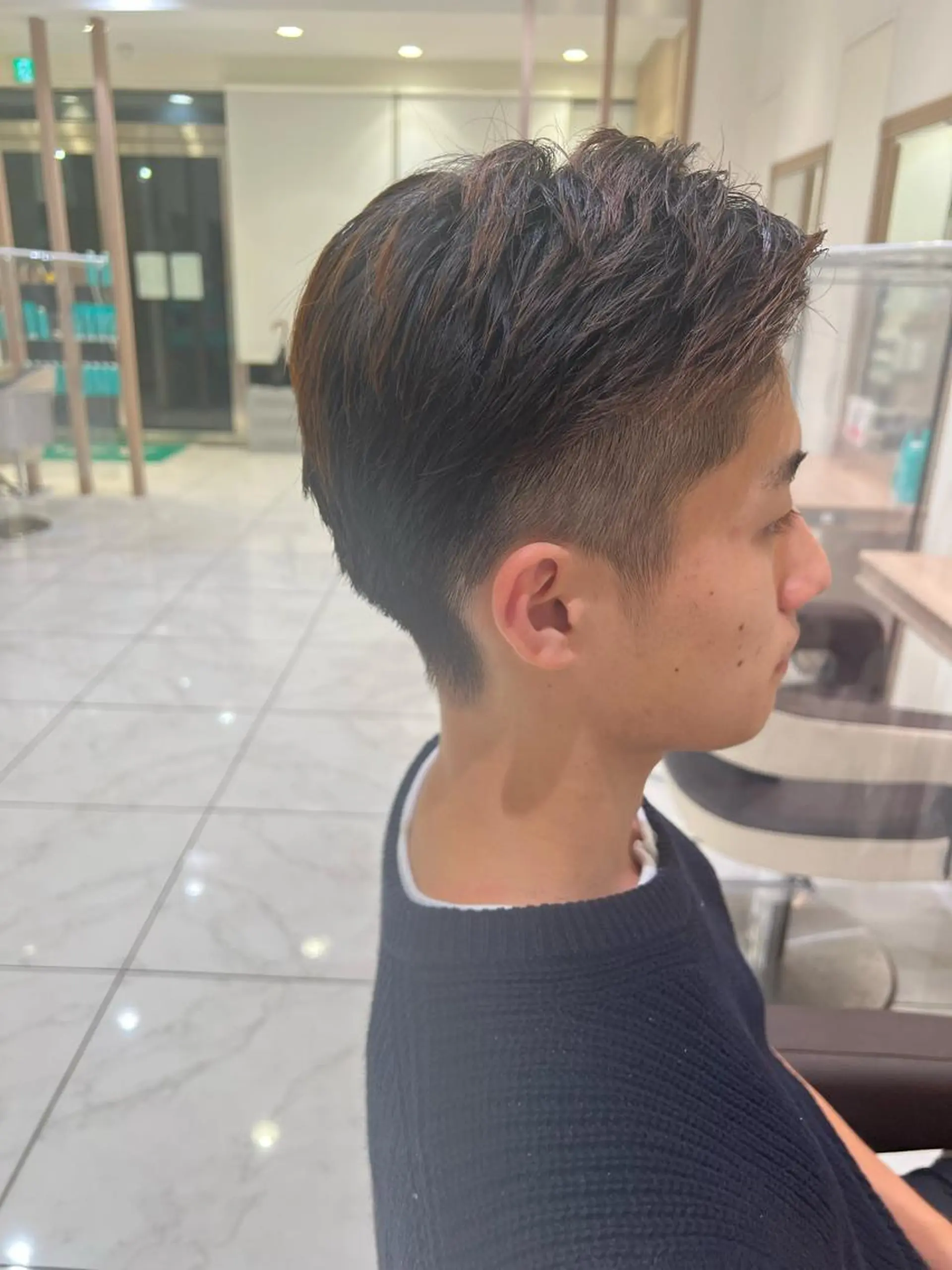 メンズ 顔周り/韓国レイヤー junkaのヘアスタイル