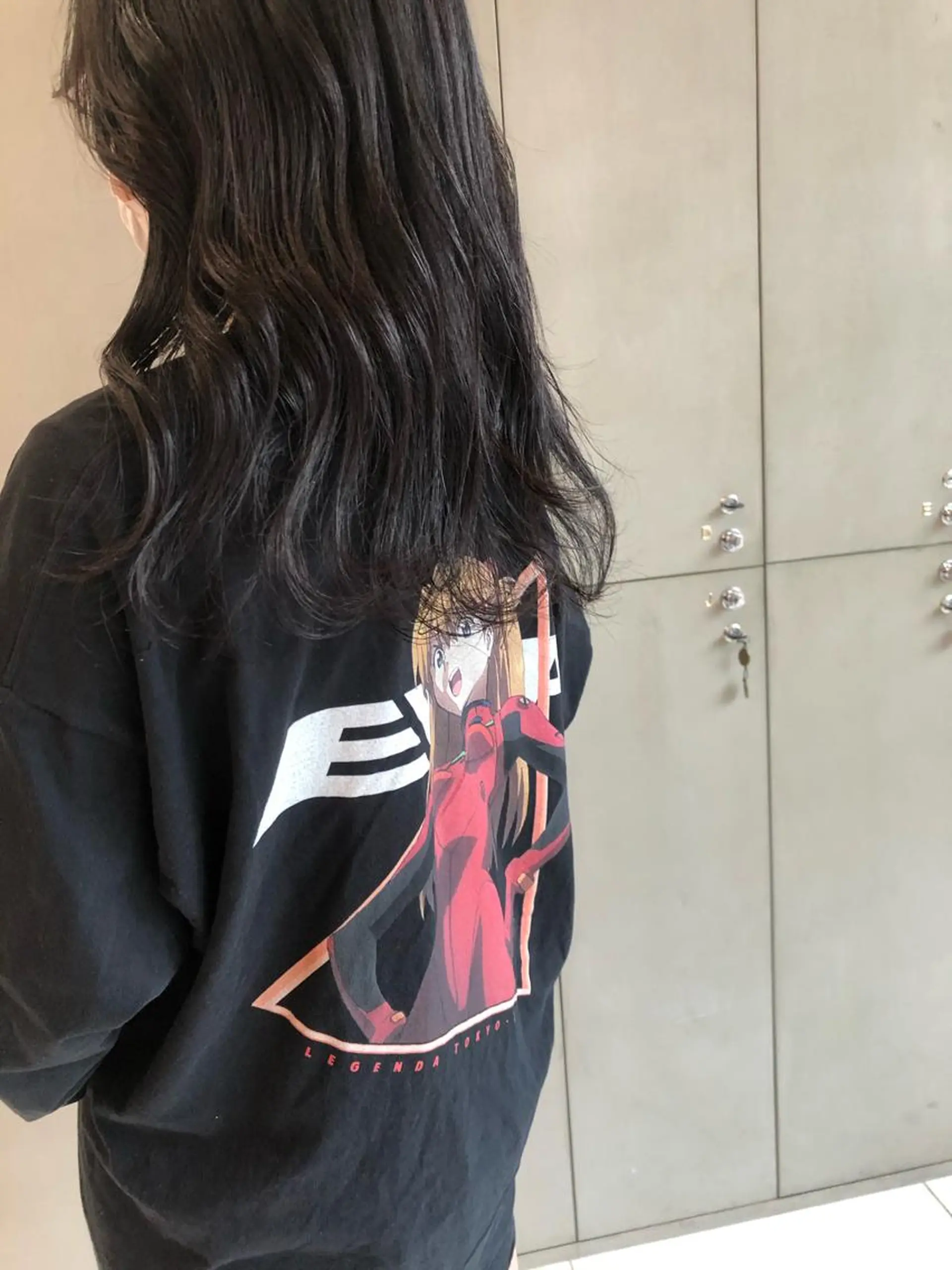 セミロング カラー 古屋 花織のヘアスタイル