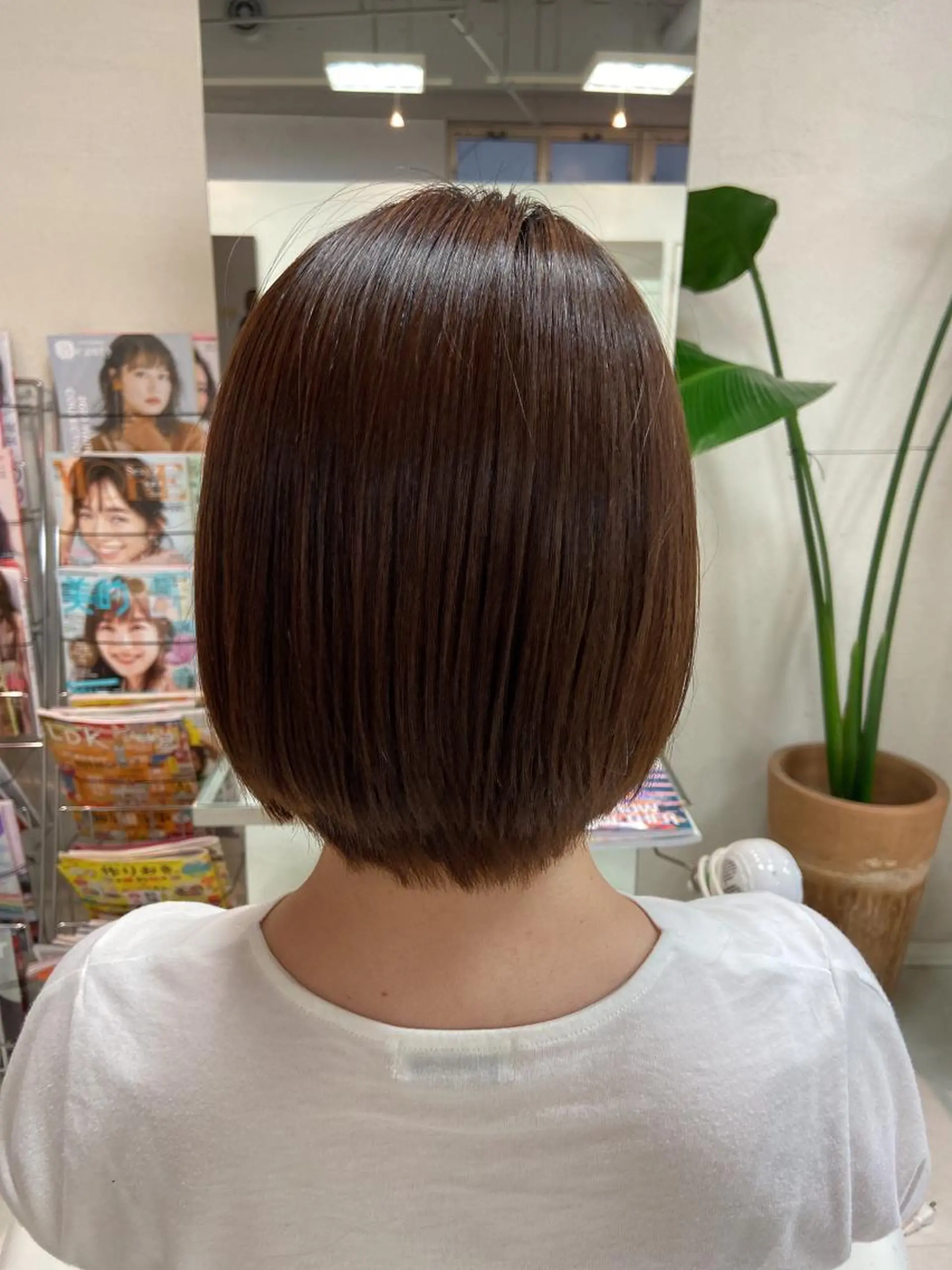 ショート 縮毛矯正 縮毛矯正 トリートメント 菊地 美憂のヘアスタイル