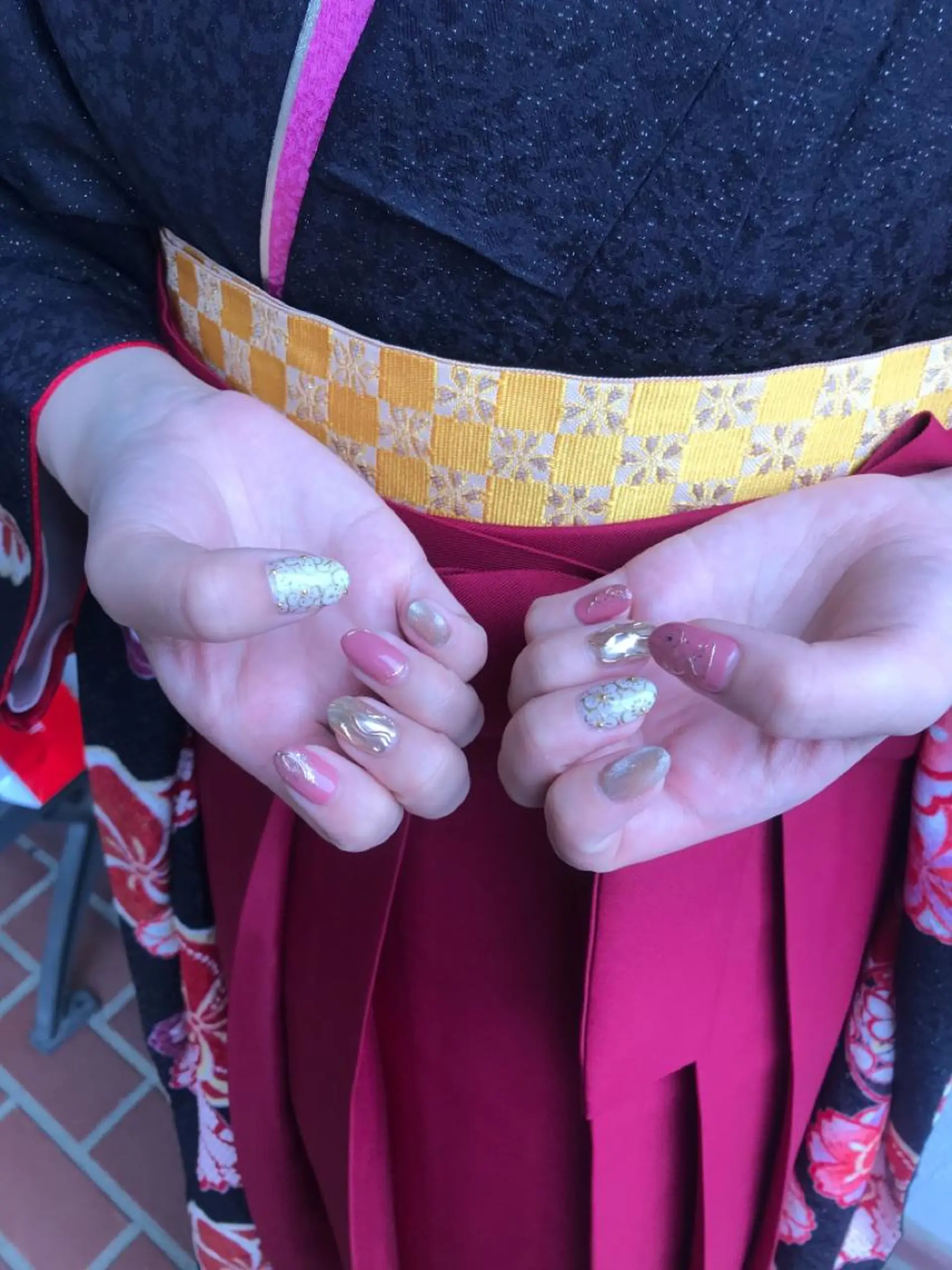 ネイル 卒業式 ハンドネイル Nail cottageのネイルデザイン