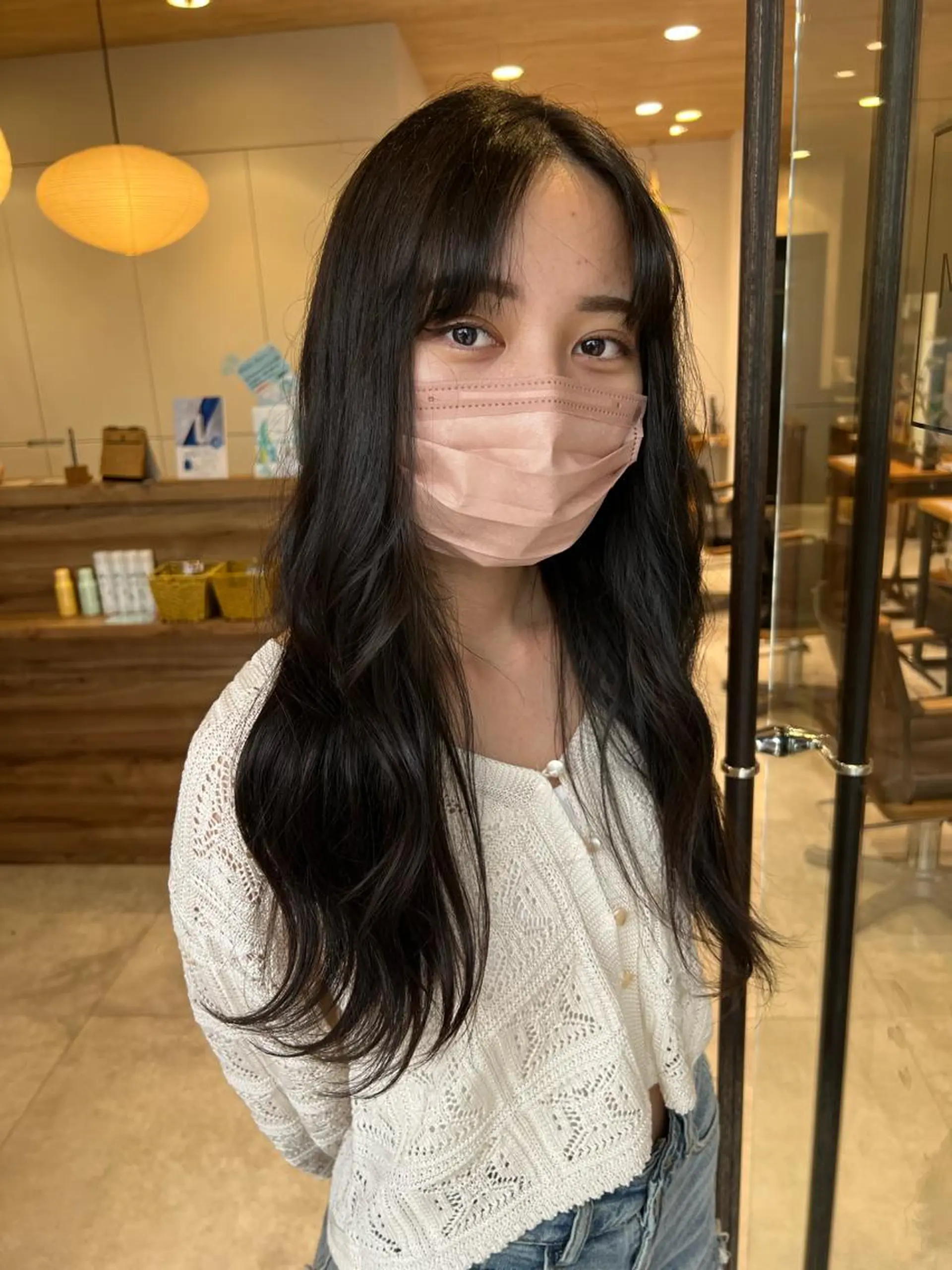 セミロング カラー トリートメント Oasisgarden所属・レイヤー/ブリーチ MOMOのヘアスタイル