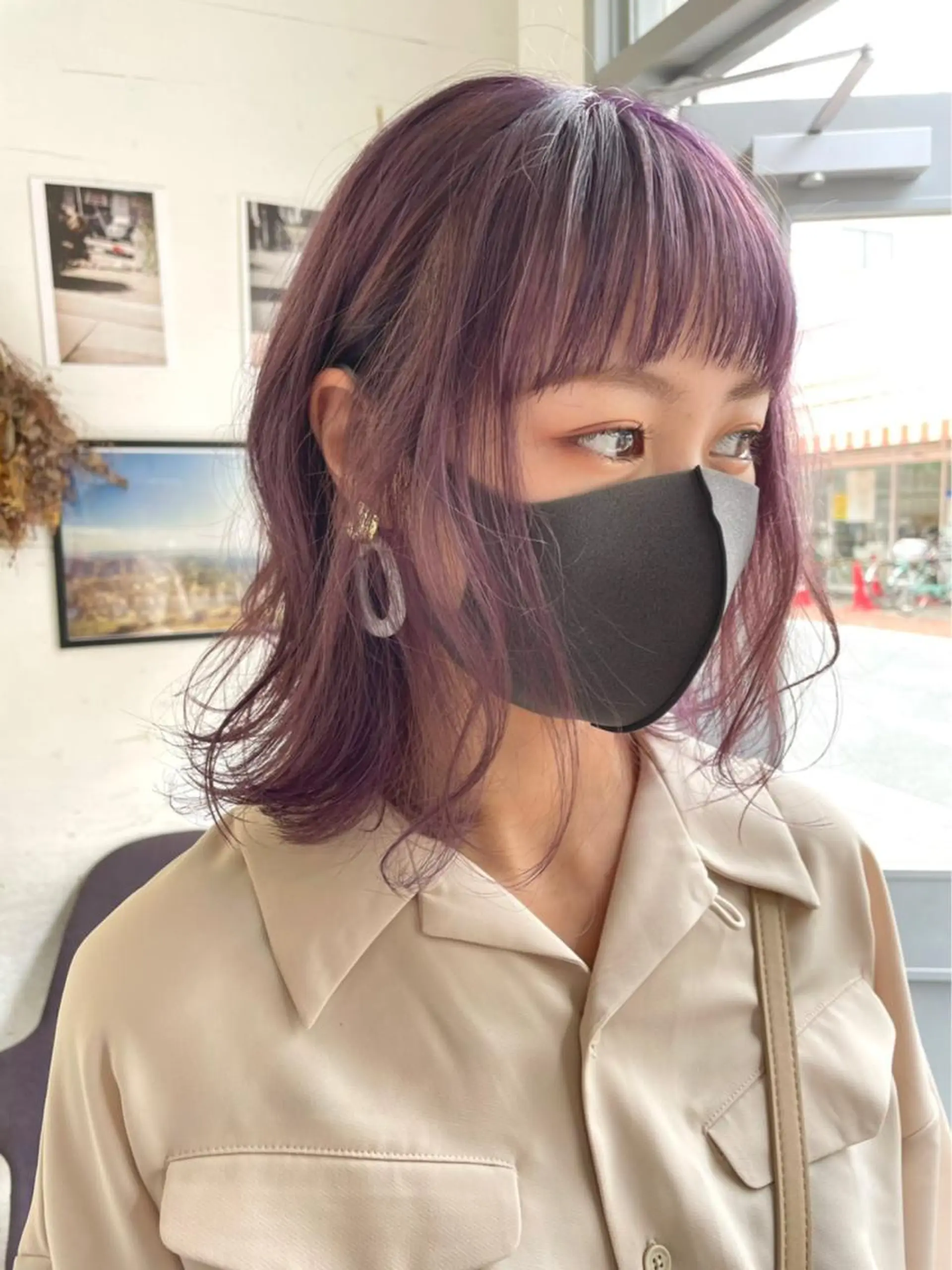 カラー ダメージレスブリーチ /艶髪/横須賀智也のヘアスタイル