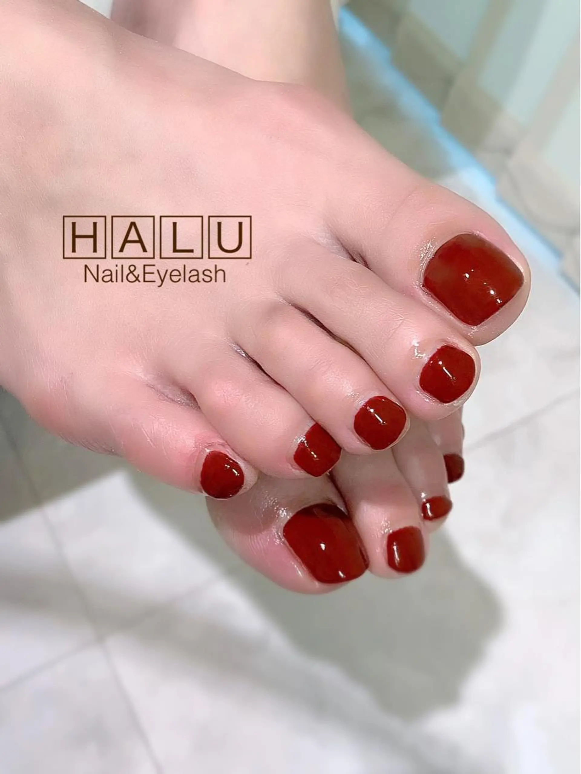 ネイル ボルドー HALU ハルのネイルデザイン