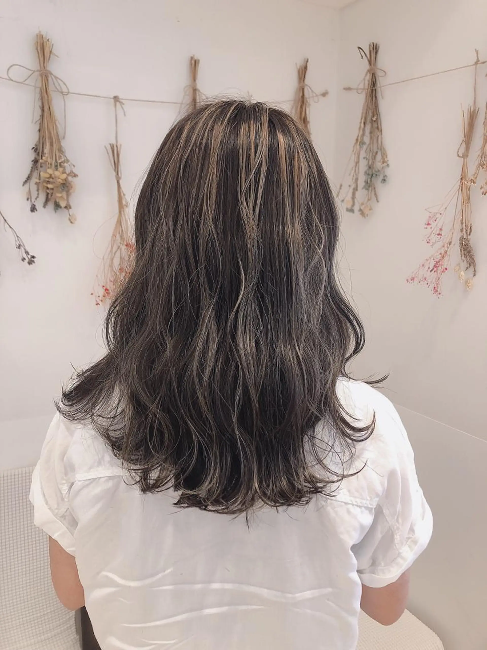 セミロング カラー はだゆうき @hadadan08のヘアスタイル