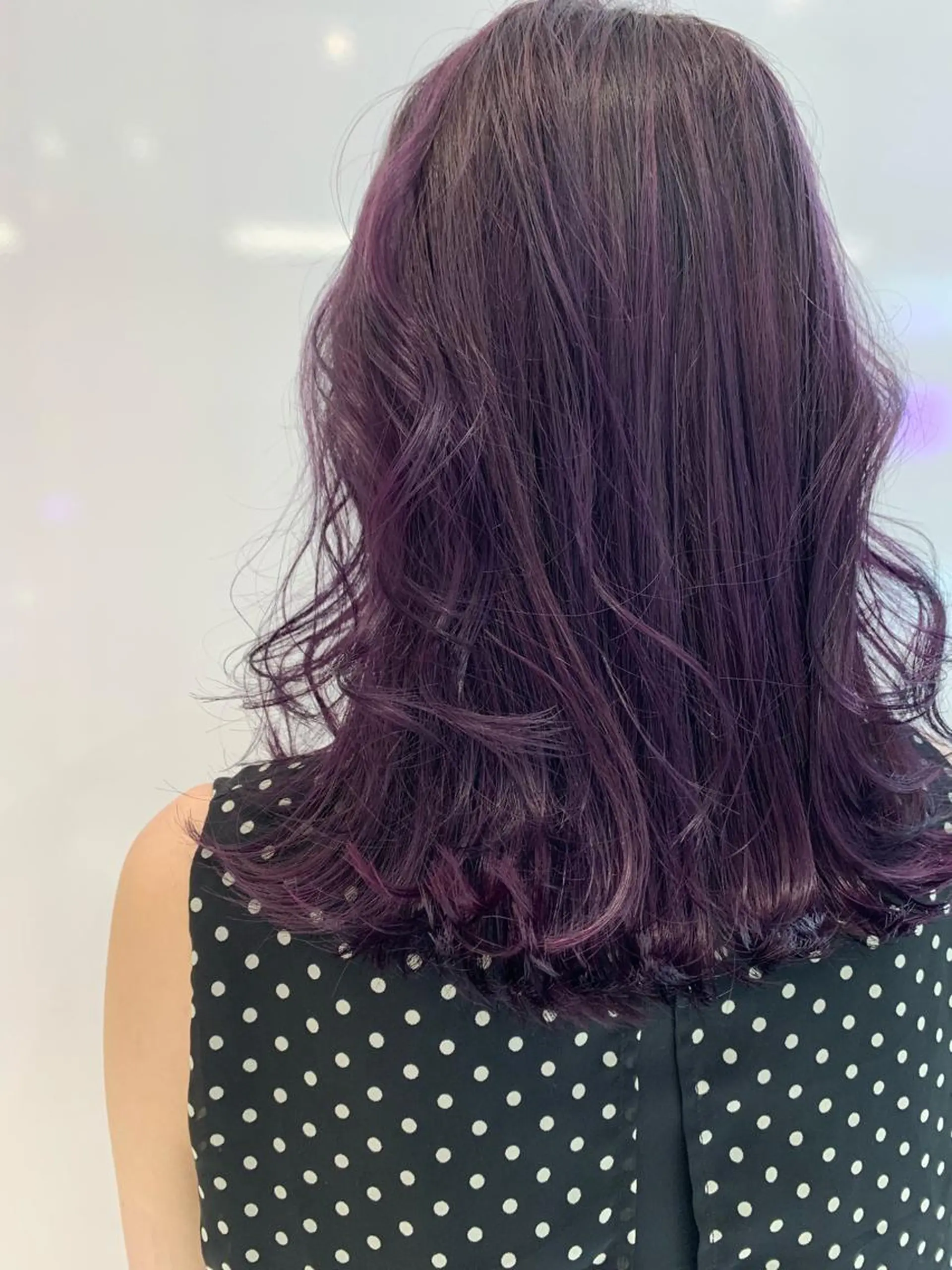 ミディアム ハッシュカット/ハイ トーン/MANAMIのヘアスタイル