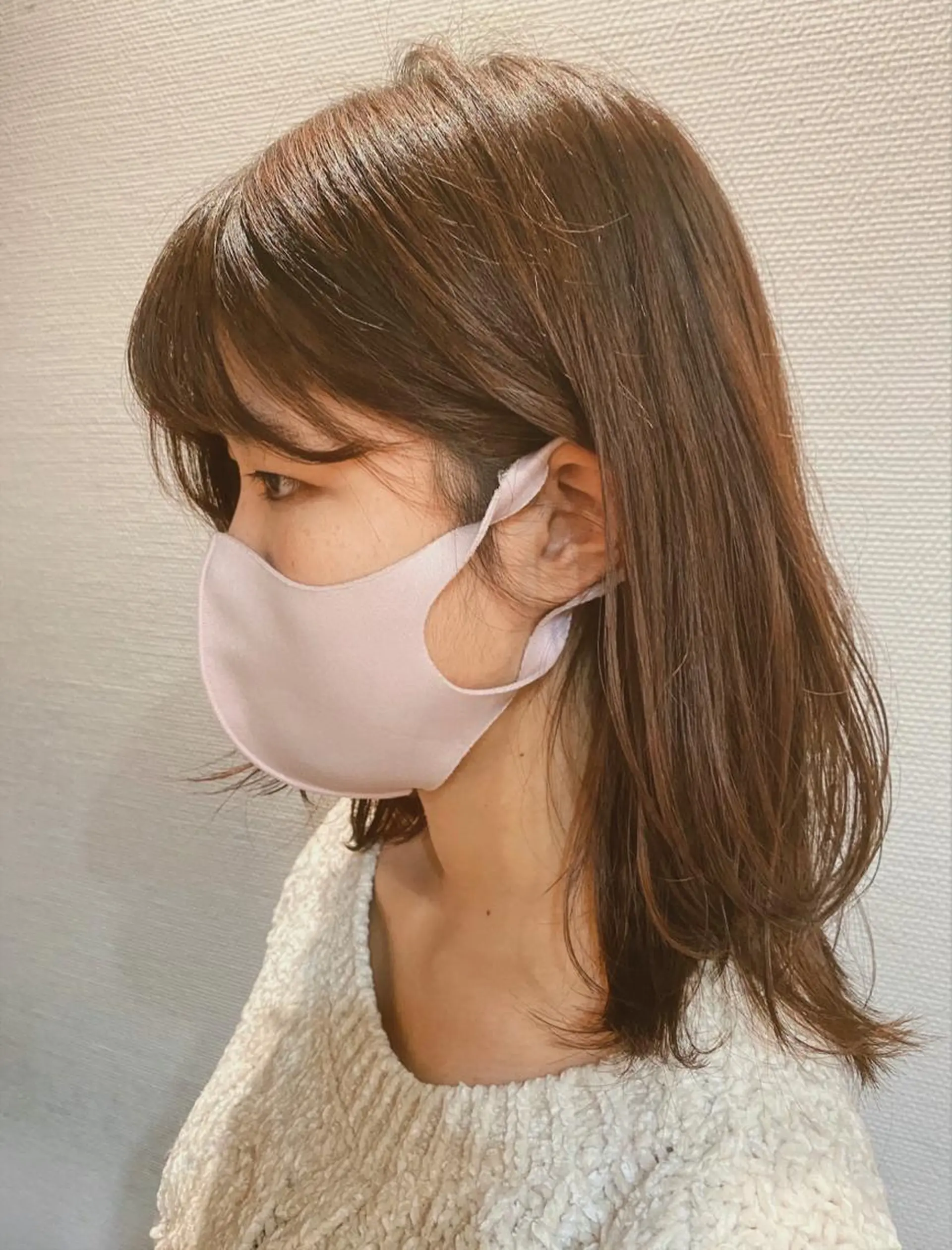 ロング レイヤーカット 塩澤 榛奈のヘアスタイル