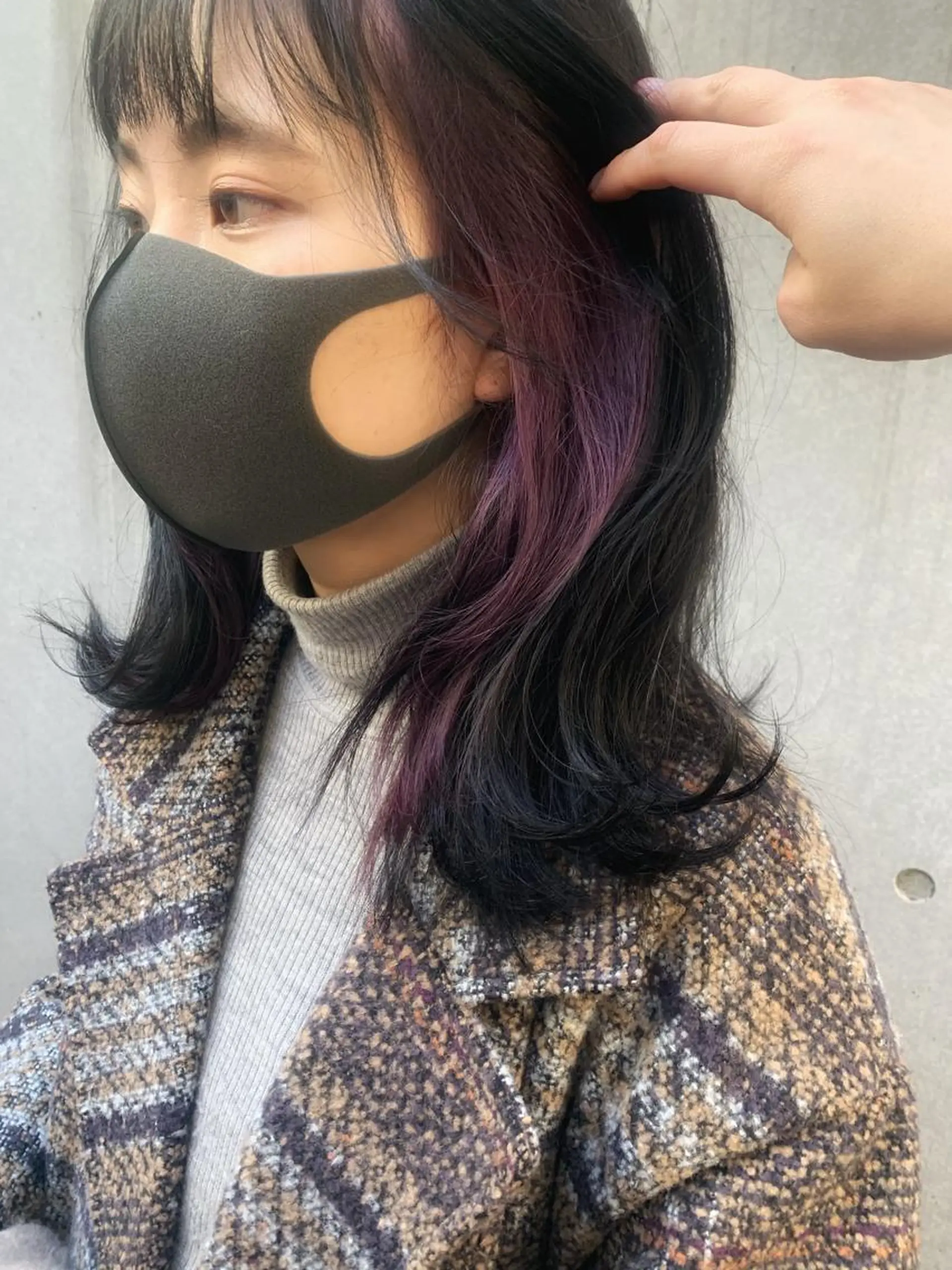 セミロング カラー ヘアアレンジ 🍒暖色✖️レイヤー ／Haruna🍒のヘアスタイル