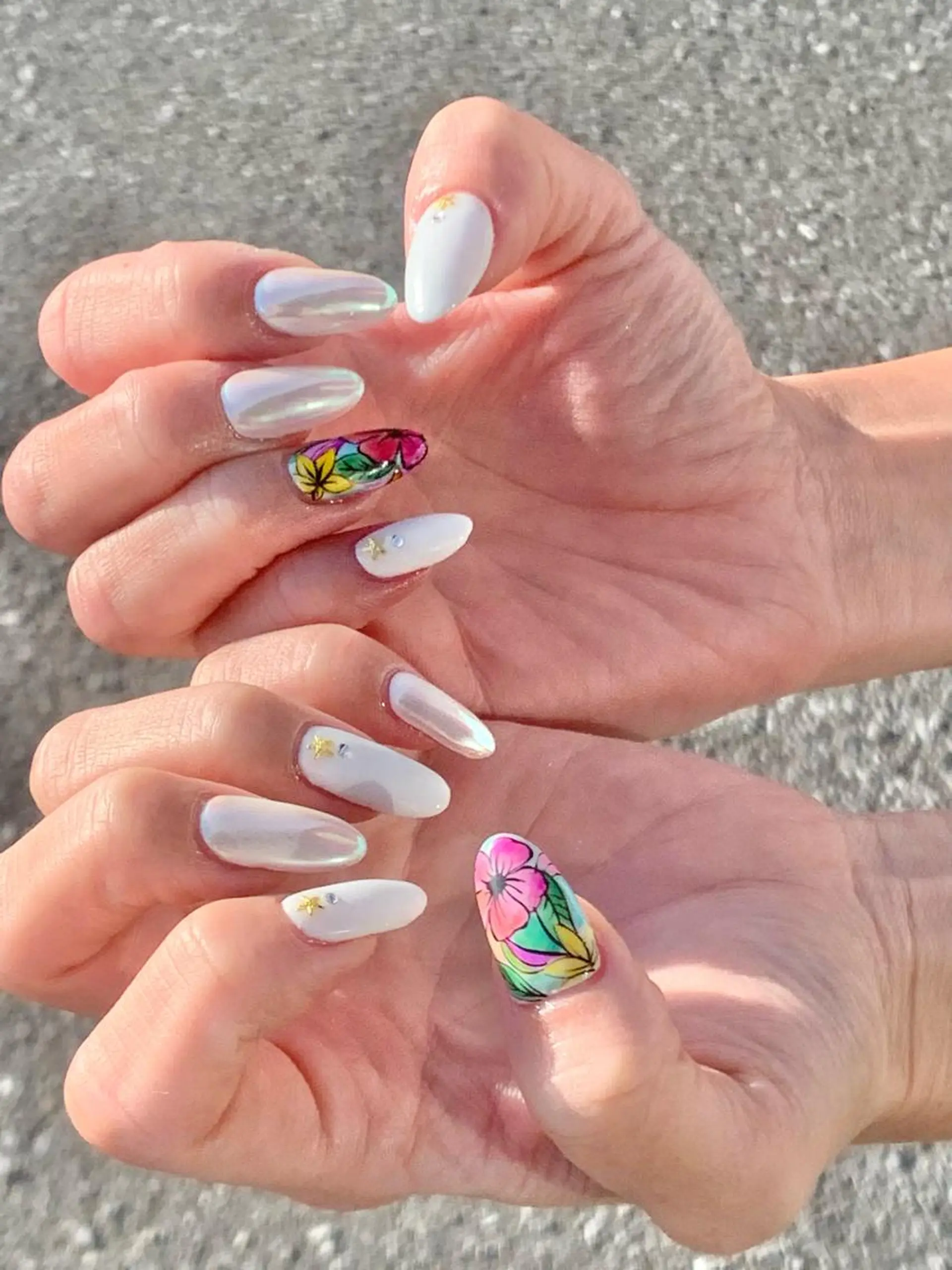 ネイル うるま市サロン Yuko Izawaのネイルデザイン