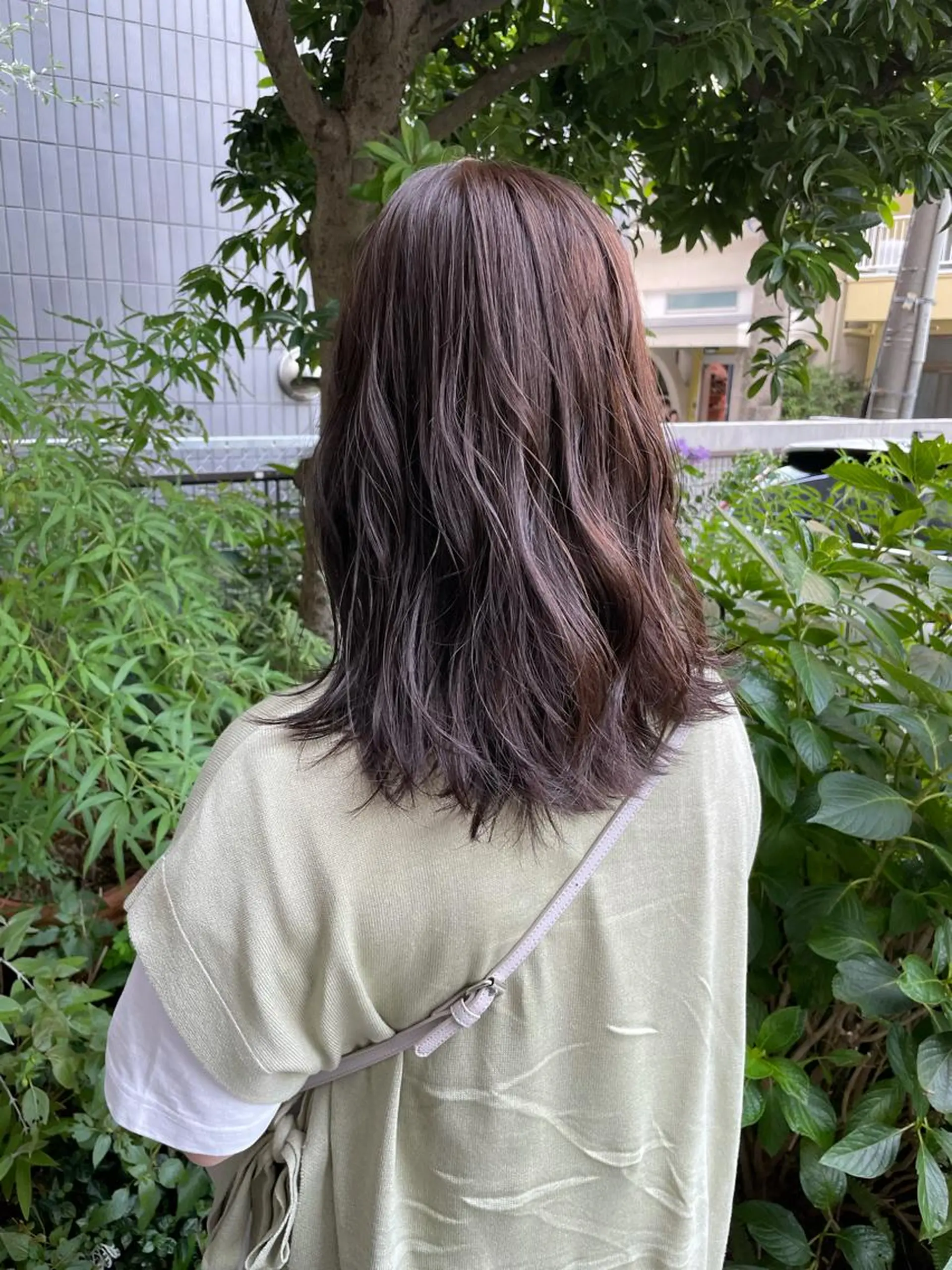 セミロング ハイライト ヘアカラー 💇‍♀️髪質改善 玉谷　俊💇‍♂️のヘアスタイル
