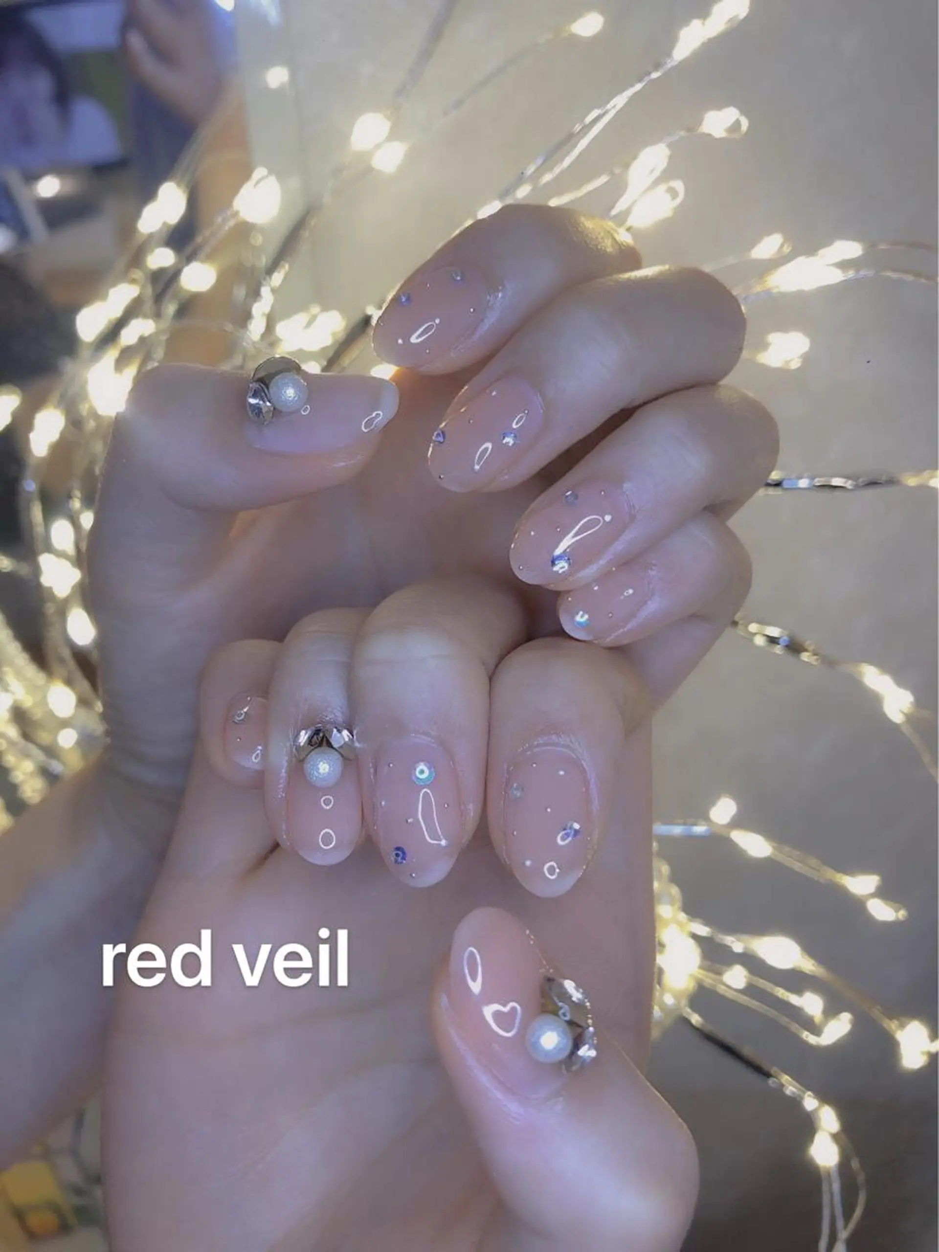 ミディアム ネイル 長さ出し専門 nynaのネイルデザイン