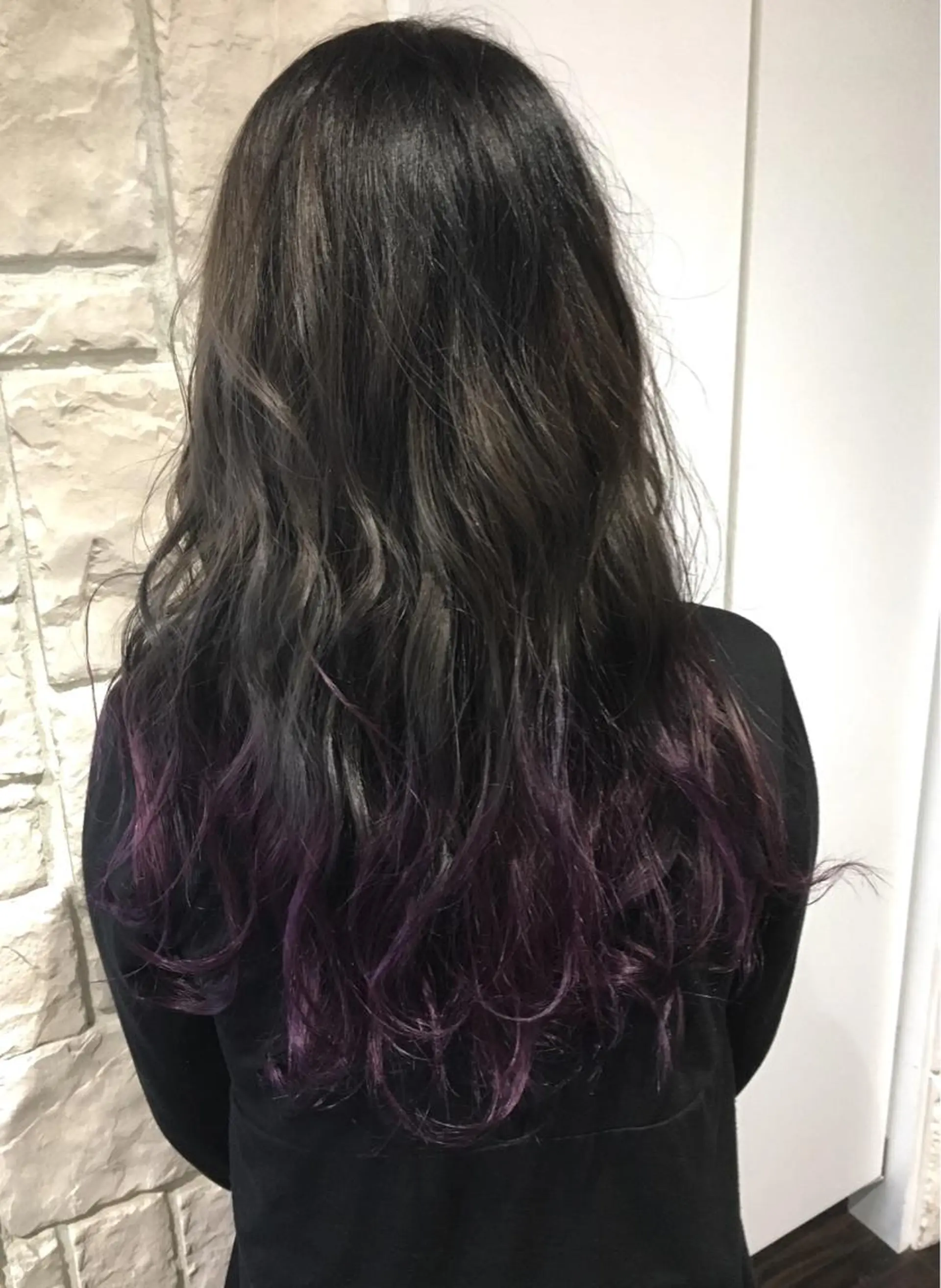 ロング カラー パープルカラー シェアサロンR所属・川合 勇気のヘアスタイル