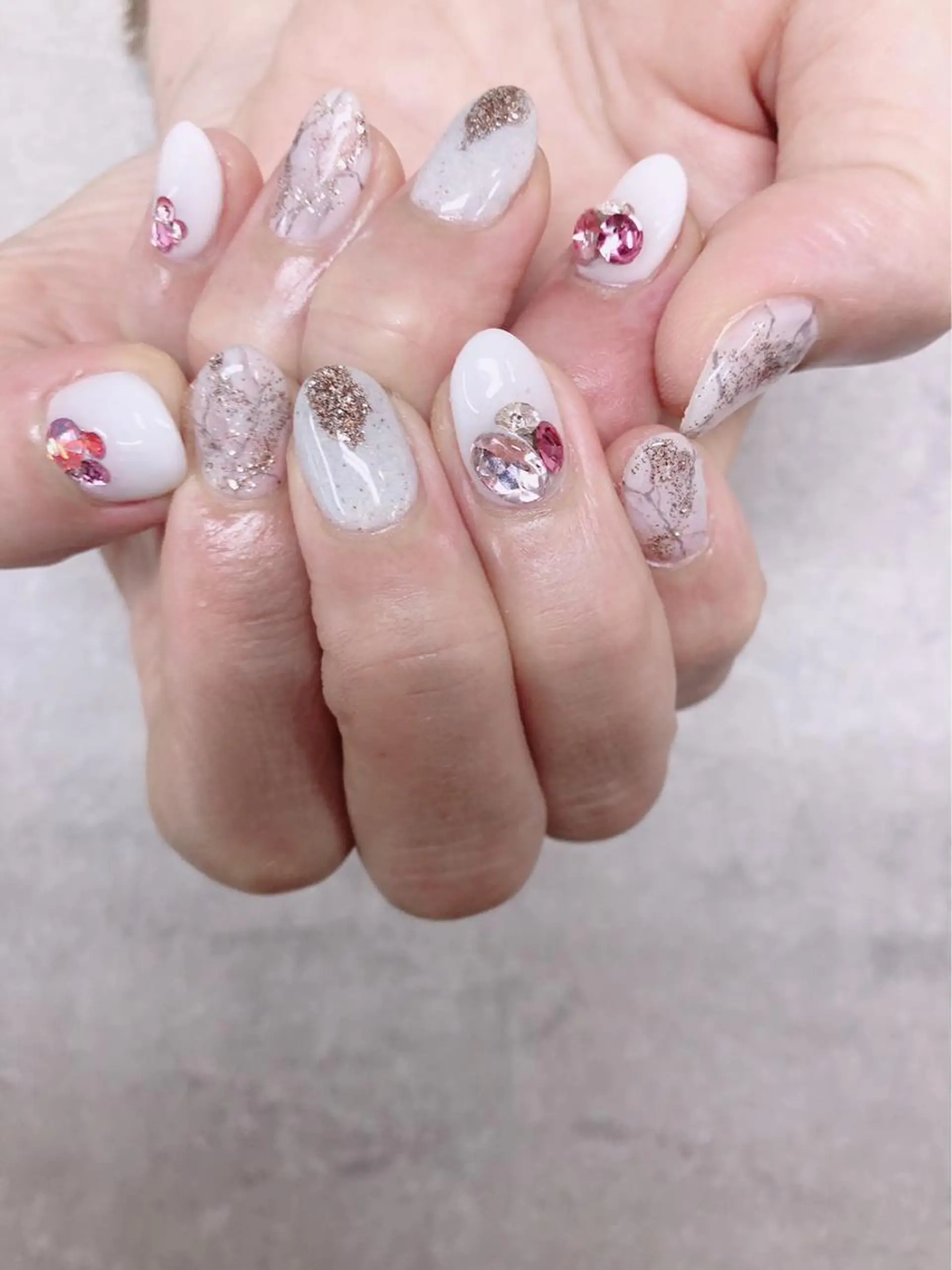 ネイル ニュアンスネイル ハンドネイル ハンドケア FASTNAIL PLUS 新宿店のネイルデザイン