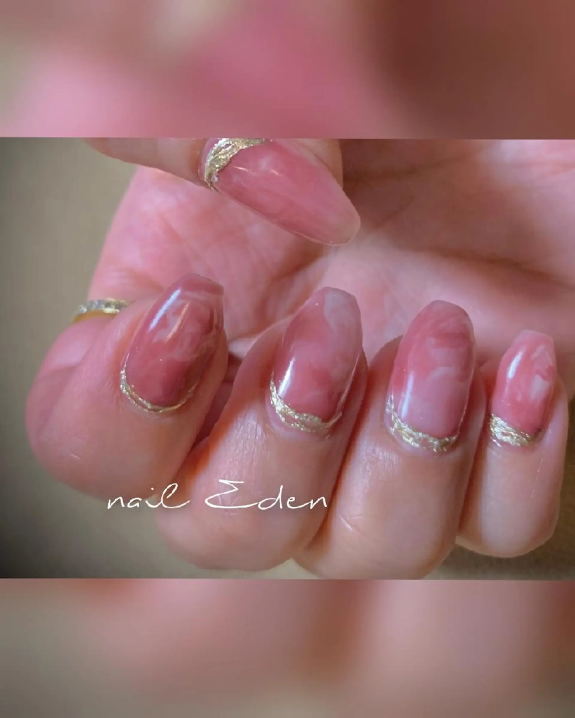 ネイル 春ネイル ハンドネイル ハンドケア Eden　private nail saron所属・Eden ♾️のネイルデザイン