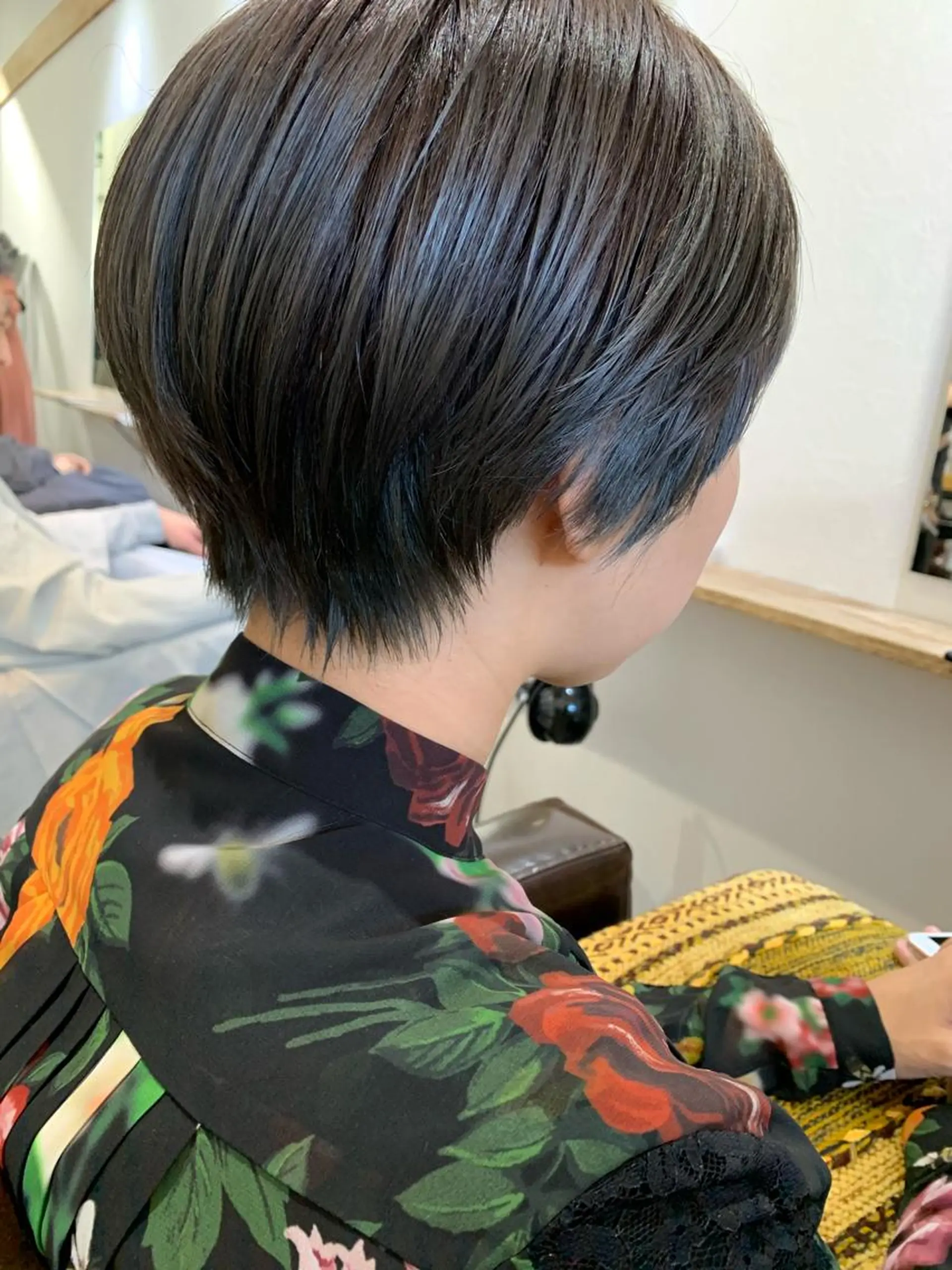 ショート パーマ/透明感カラー /ボブ/吉田一生のヘアスタイル