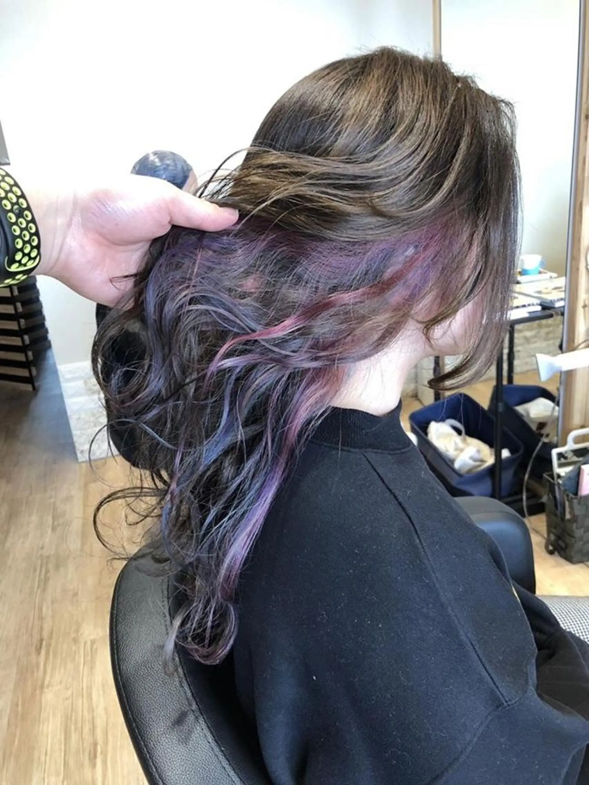 ミディアム カラー ヘアカラー 大久保 隆蔵のヘアスタイル