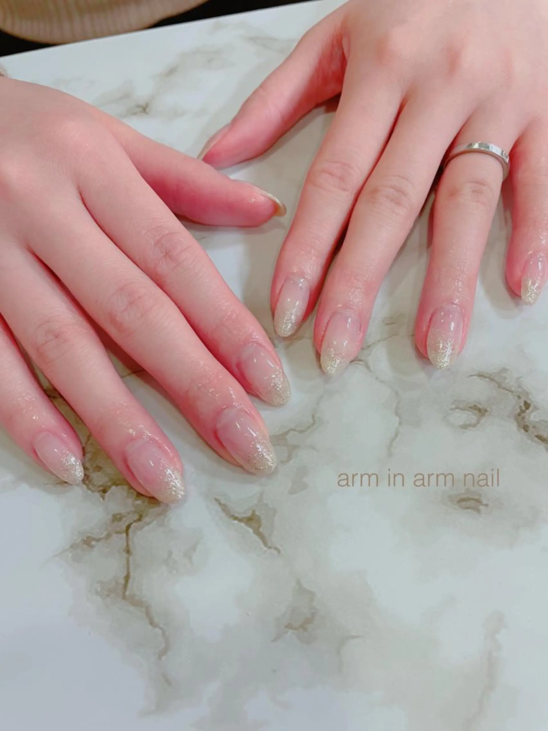 ネイル arm in arm ︎✿Yamamotoのマツエク・マツパデザイン