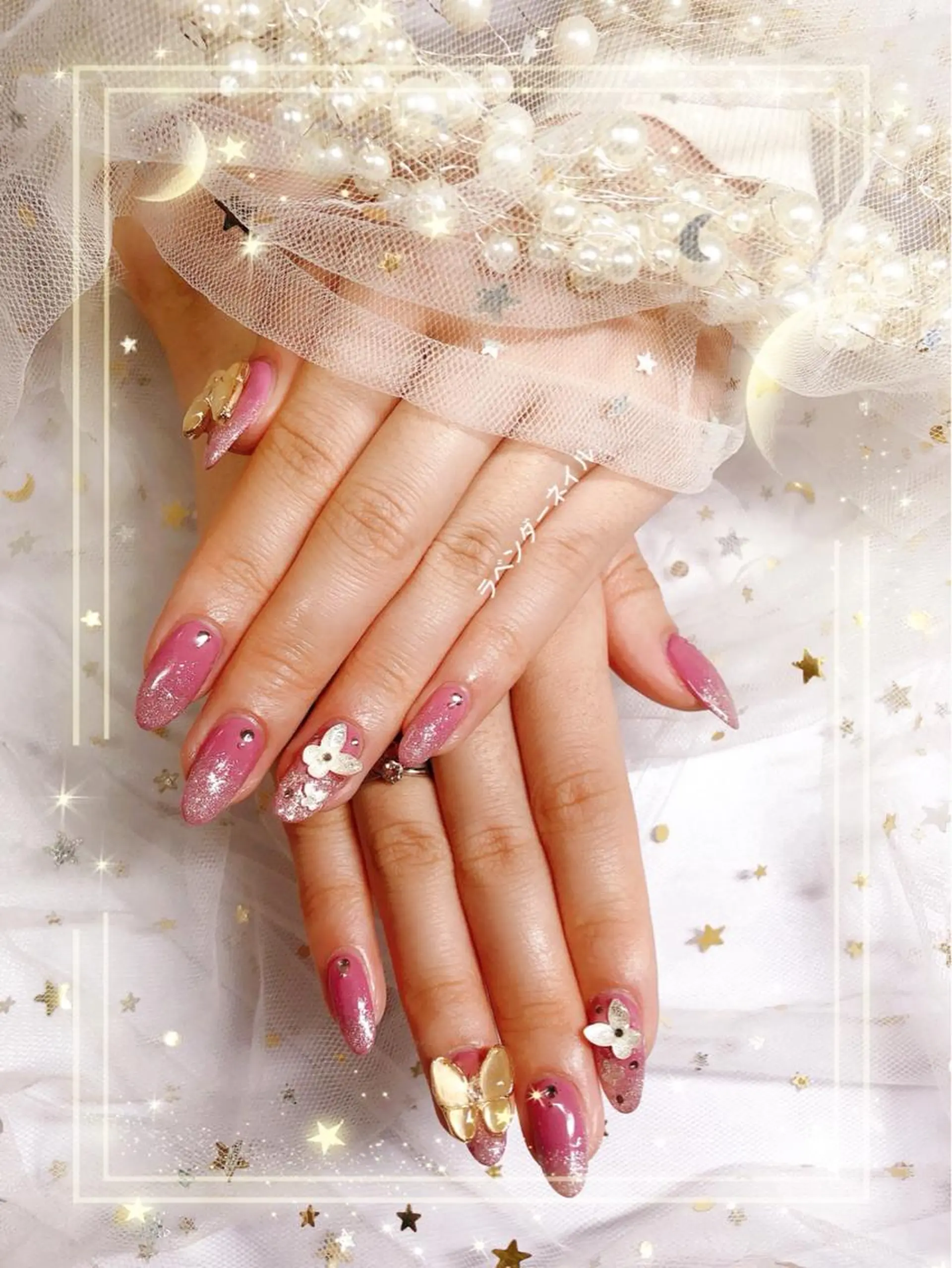 ネイル ラベンダー💖日暮里 ルル💖ネイルのネイルデザイン