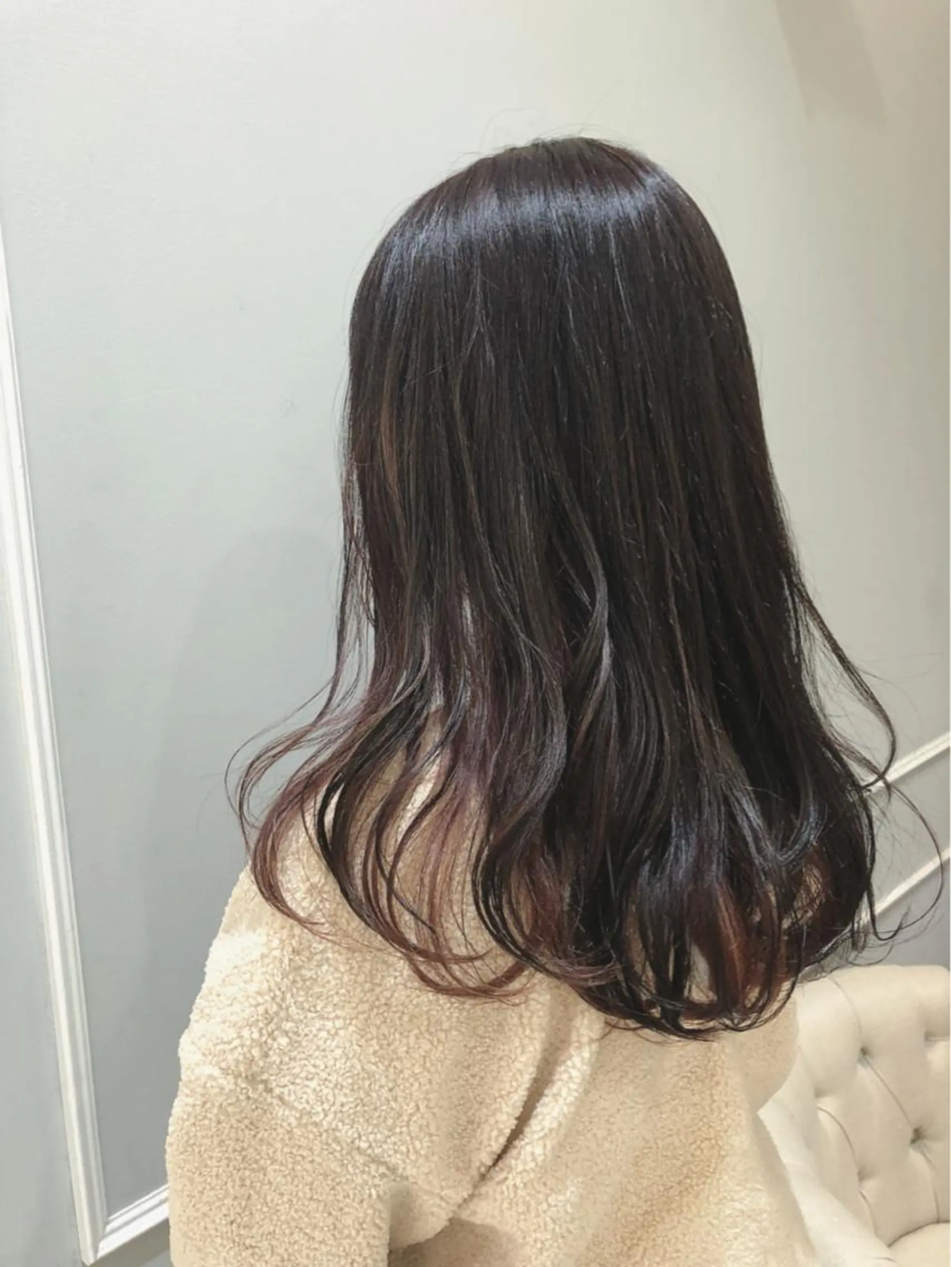 ロング カラー 似合わせ艶髪カラー ❤️ハダユミのヘアスタイル