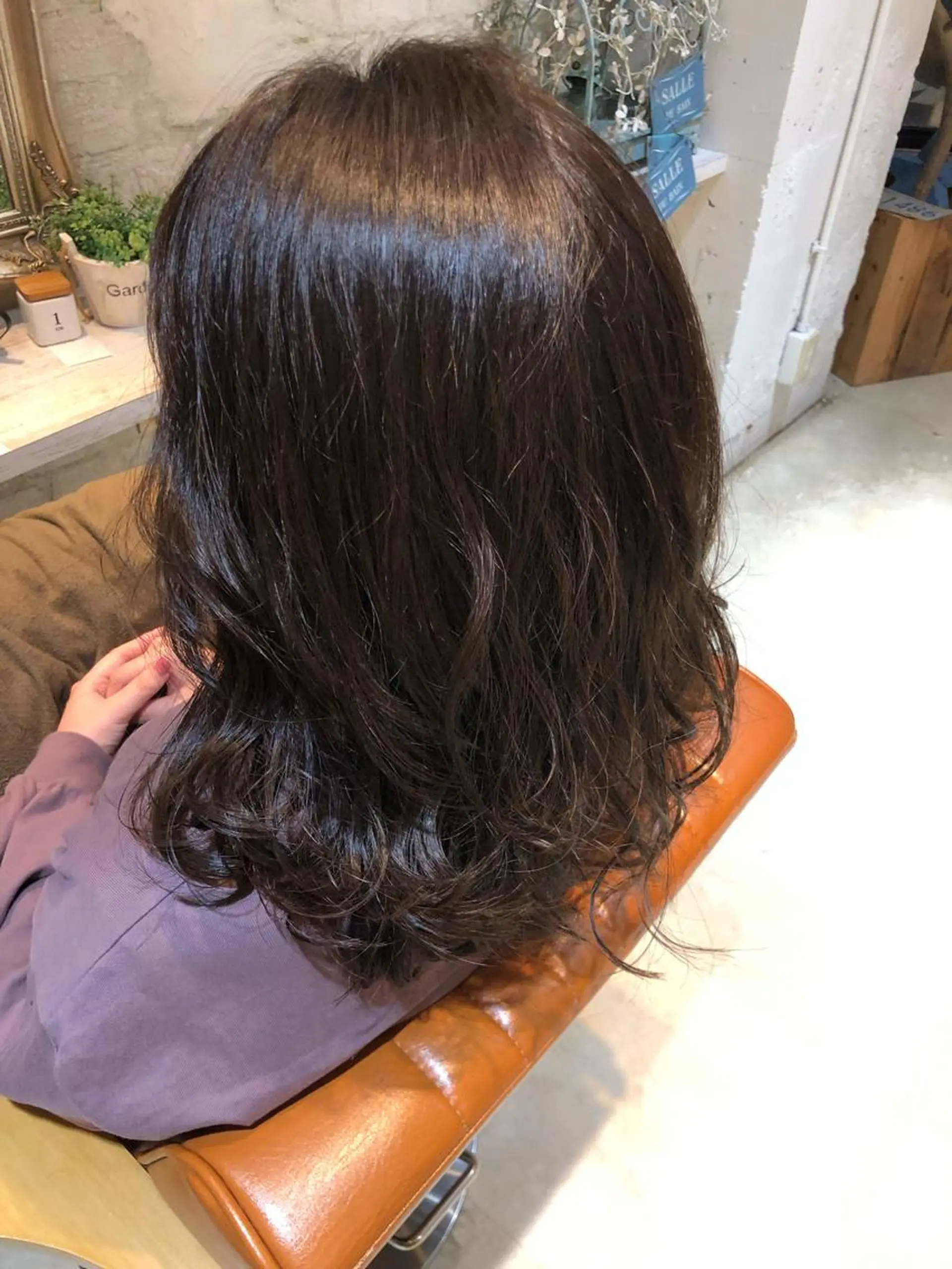 セミロング ヘアカラー 韓国風/オシャレ /縮毛矯正/滝口琴未のヘアスタイル