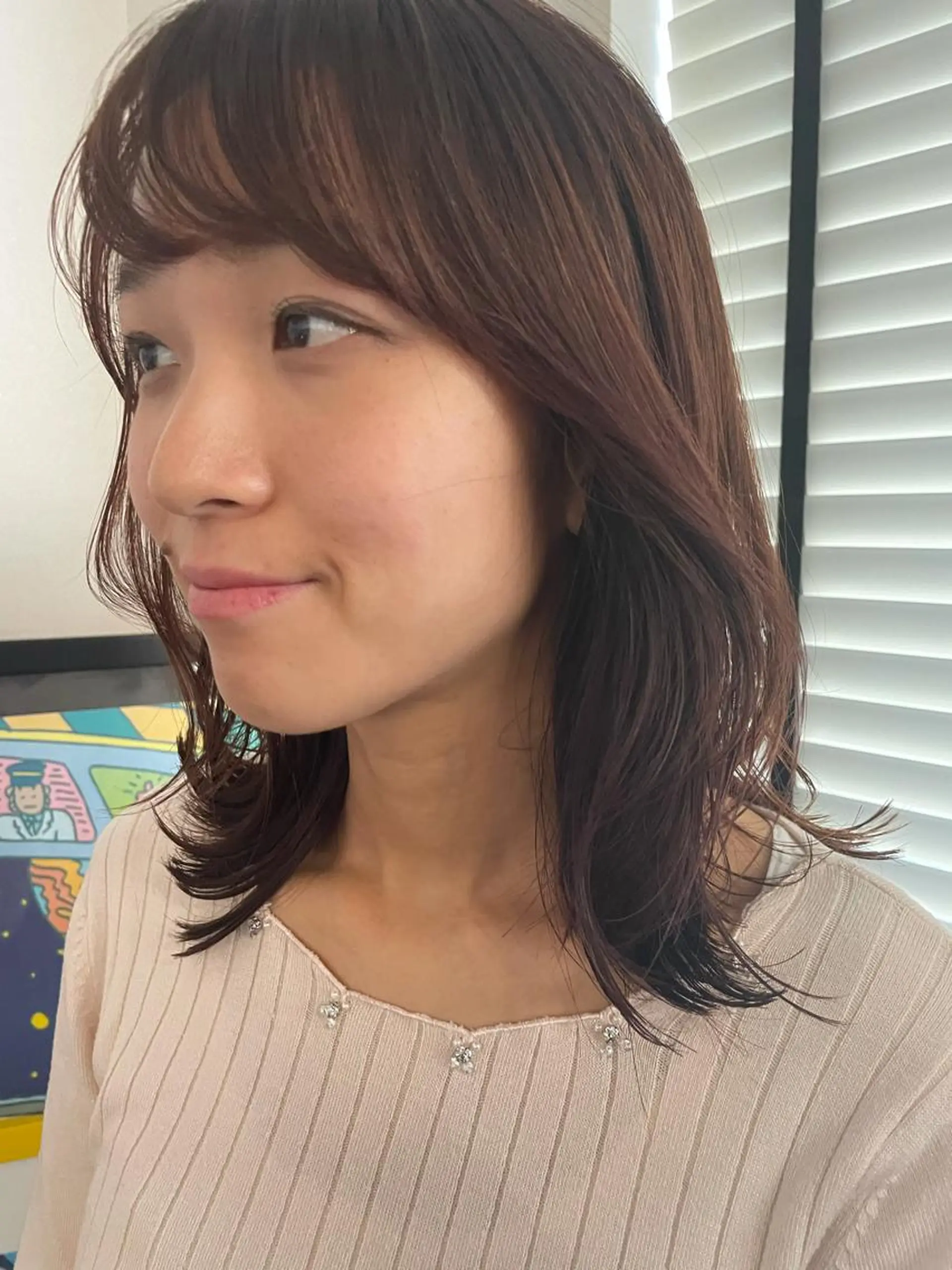 セミロング FRAME所属・FRAME/髪を育 てる/大人デザインのヘアスタイル