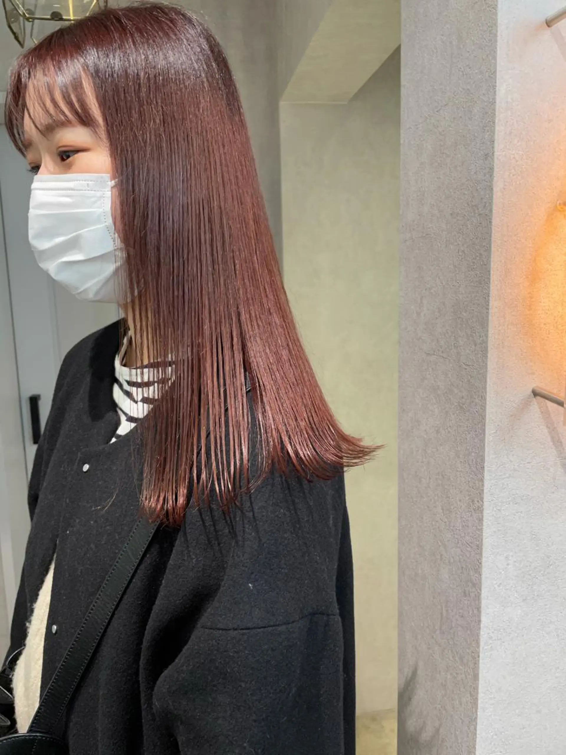 ロング カラー ブラウンカラー レッドカラー レッドブラウン トリートメント ヘアカラー ナチュラル透明感🌱 小山美樹子のヘアスタイル