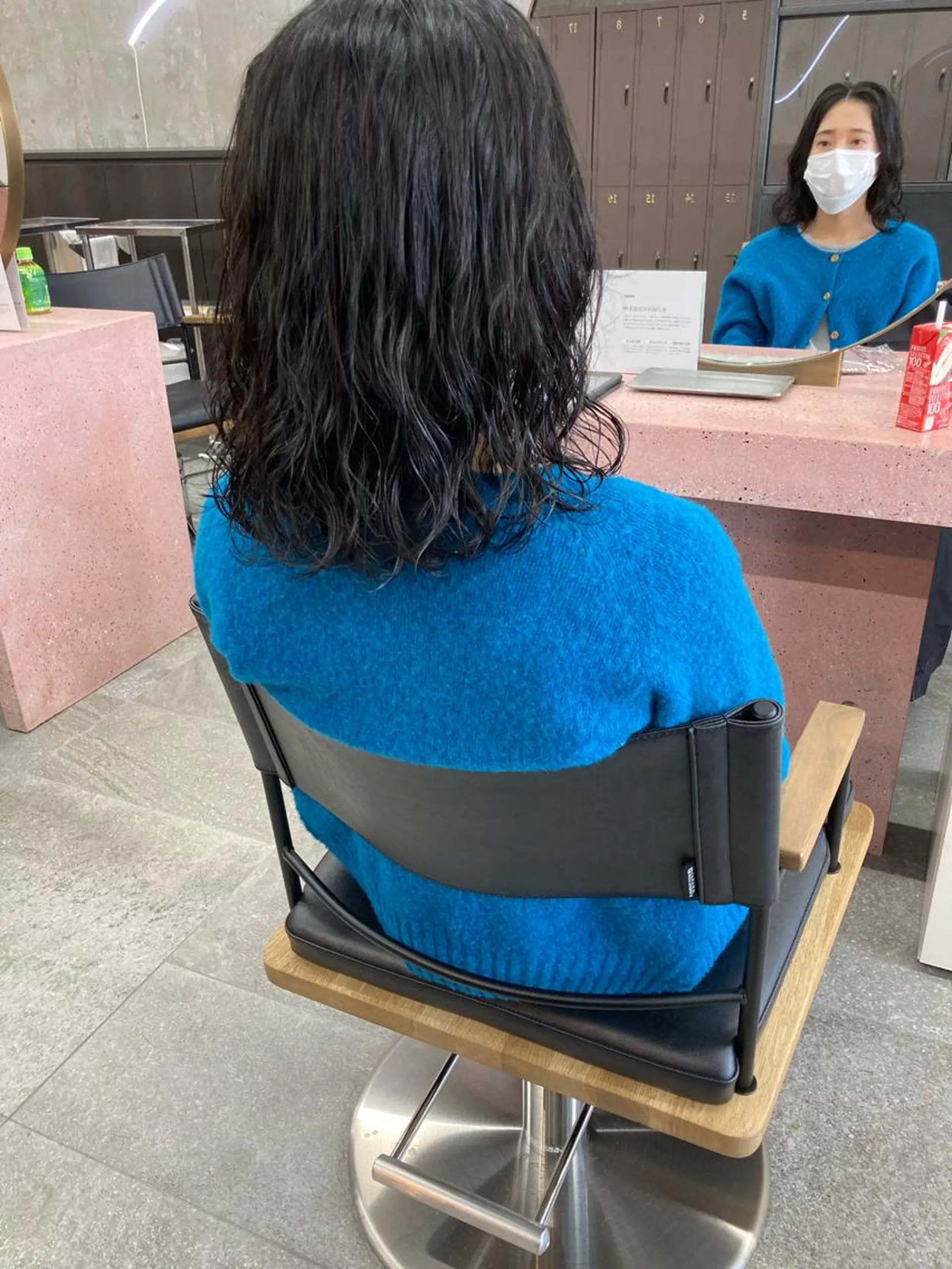 ミディアム パーマ カット ヘアカラー パーマ 小木曽智美 /ボブ/ショートのヘアスタイル