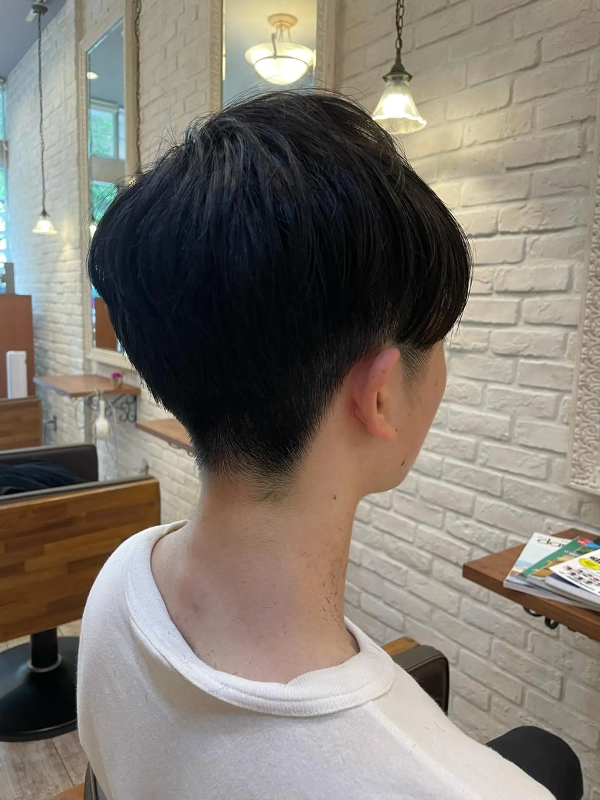 ショート メンズ マッシュ 刈り上げ SHANTi 飯塚 ヘアセット/髪質改善のヘアスタイル