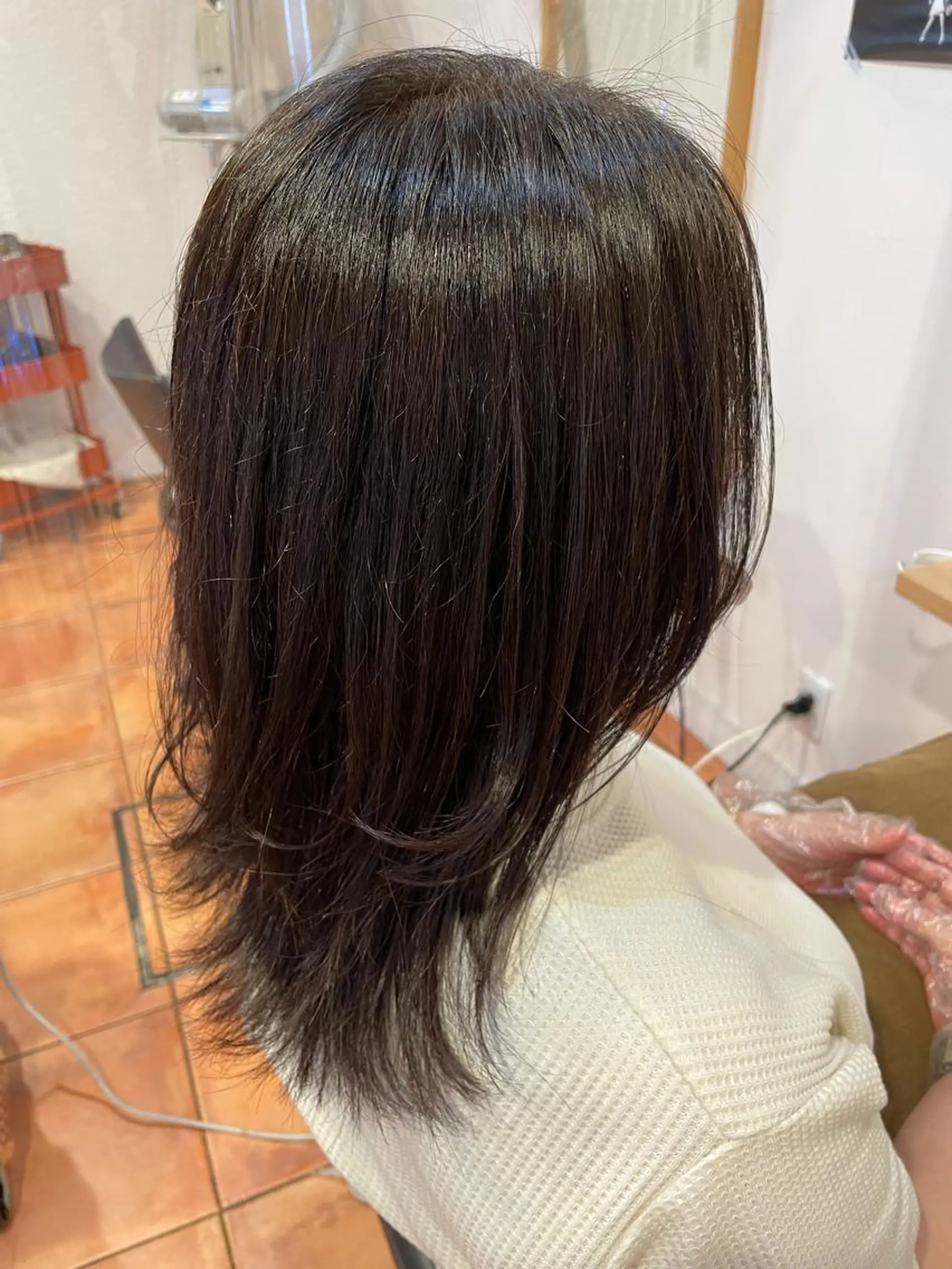 カラー カット ヘアカラー トリートメント 美髪ストレート/ メンズヘア/中田海斗のヘアスタイル