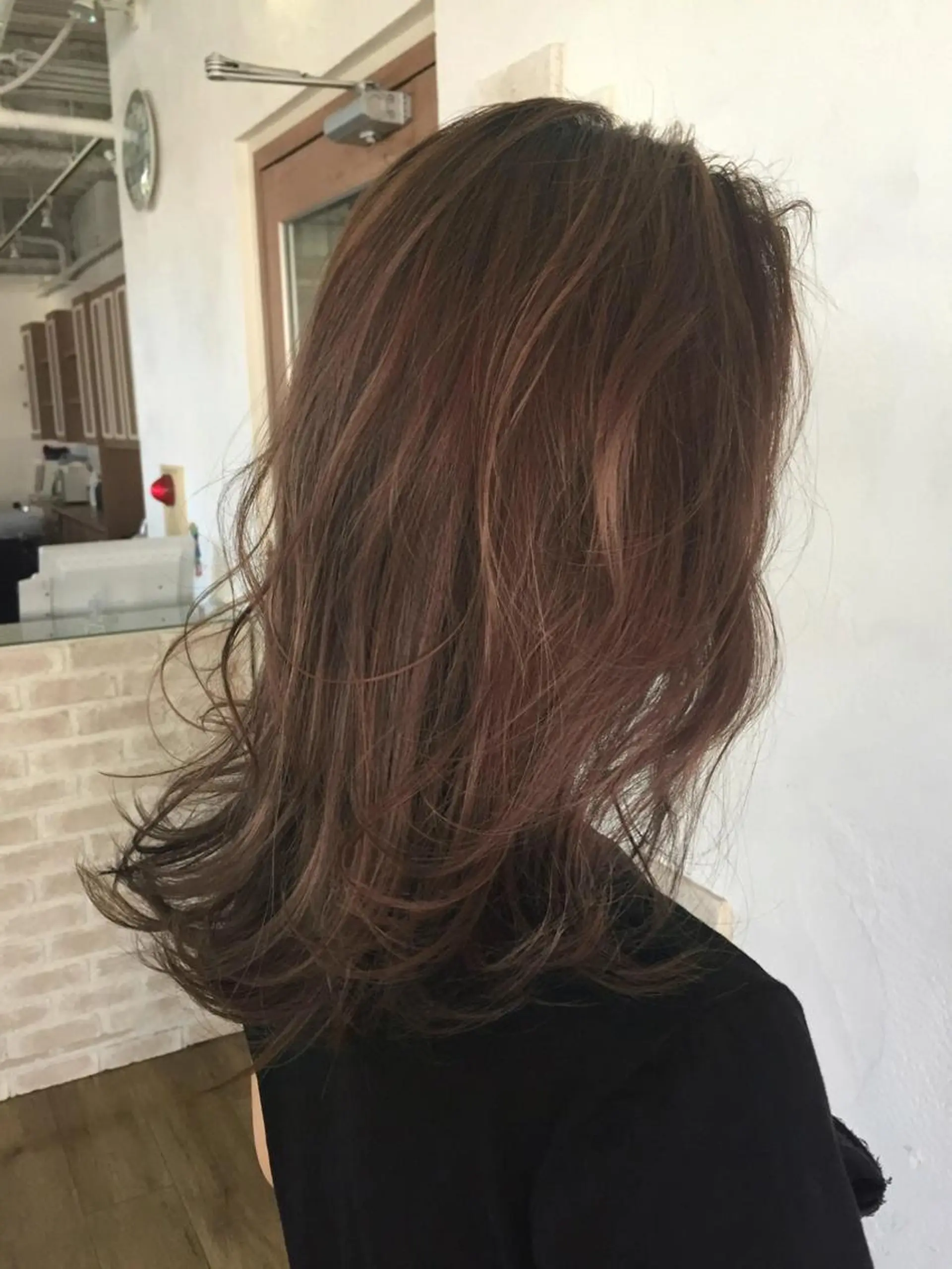 ミディアム カラー ヘアアレンジ アッシュ ラベンダーカラー ハットリ /北習志野のヘアスタイル