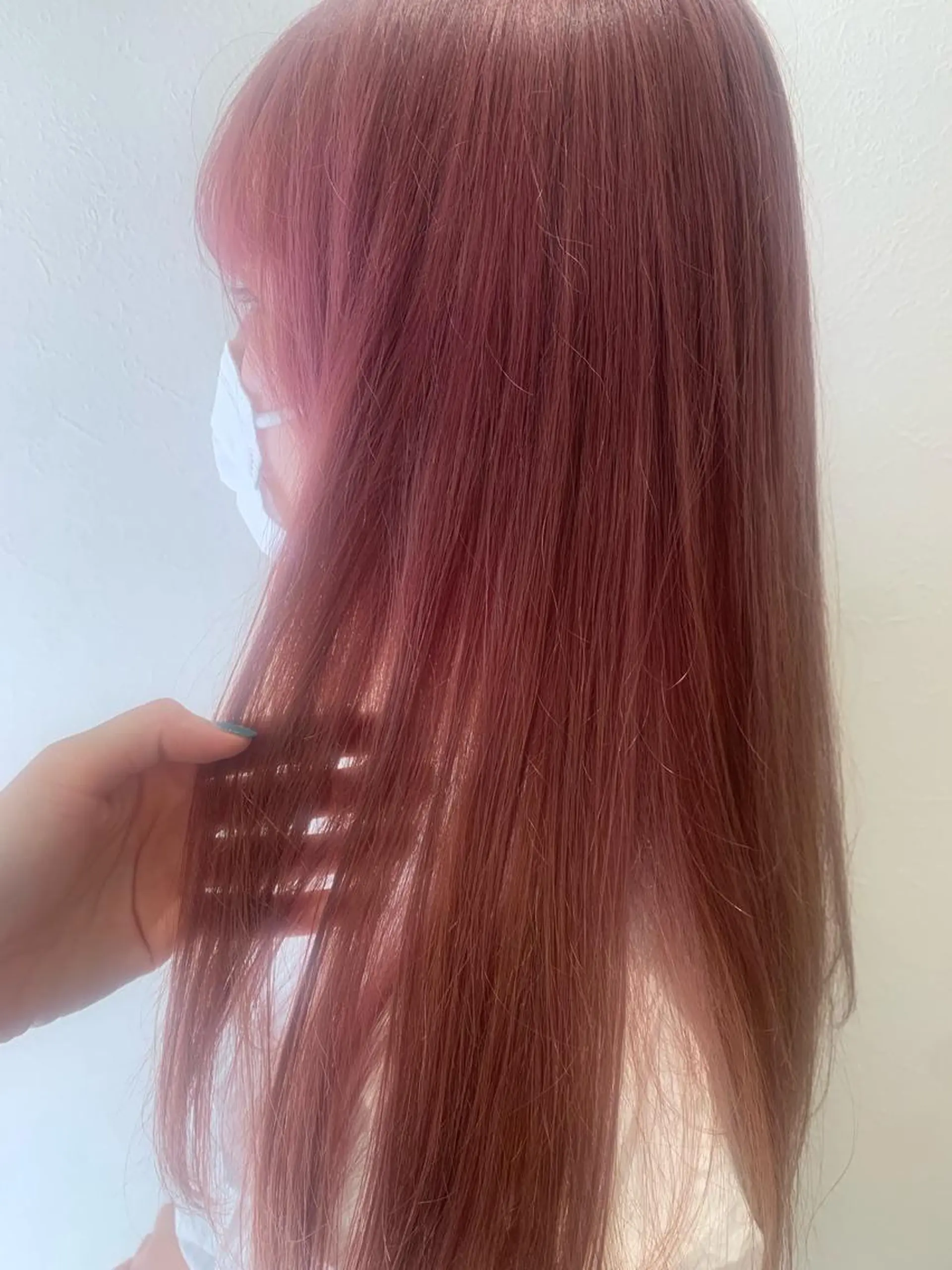 ロング カラー ブリーチ カット ヘアカラー トリートメント hub hair レイヤー/透明感のヘアスタイル