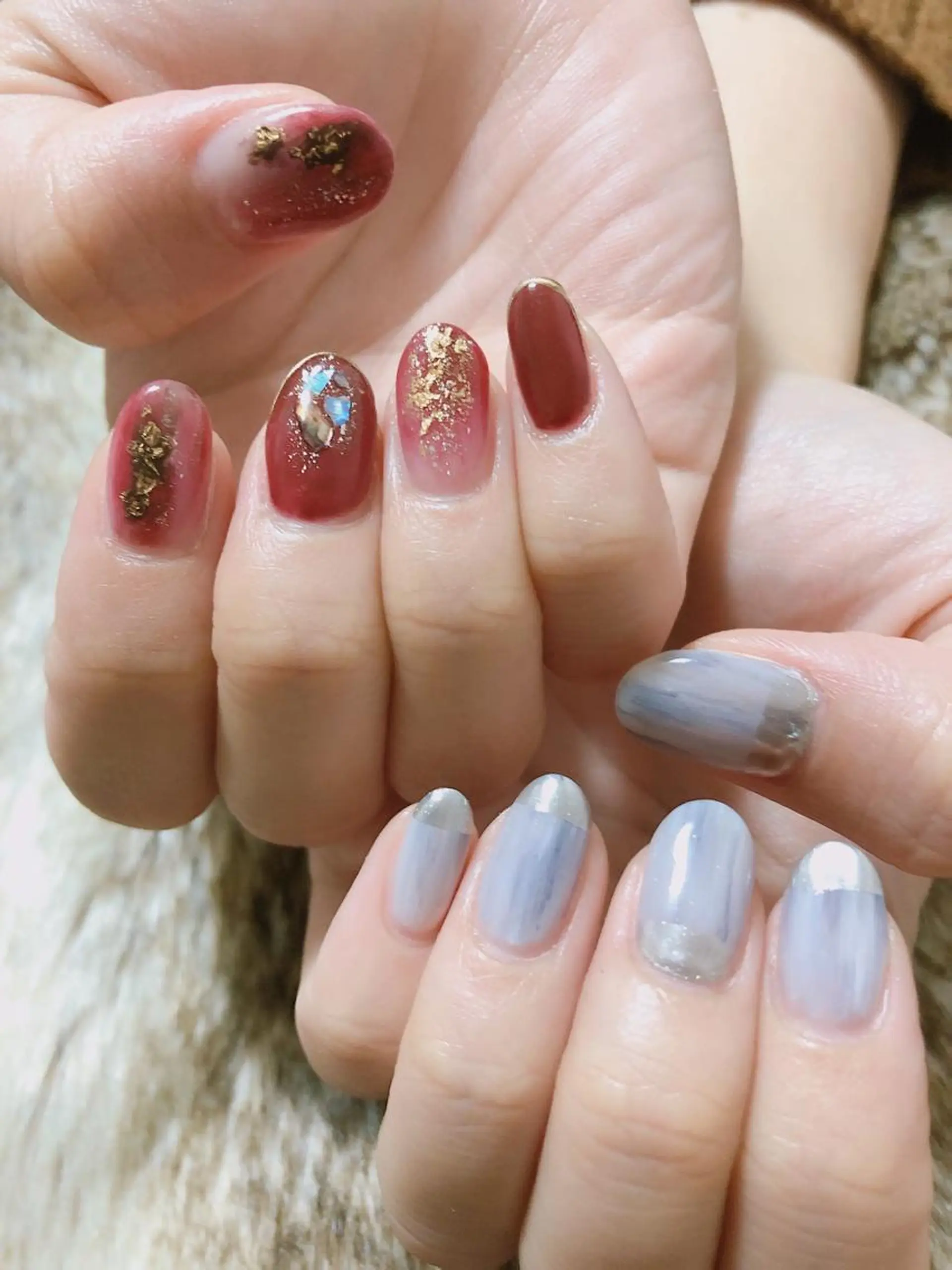 ネイル ニュアンスネイル kiki nail 二子玉川のネイルデザイン