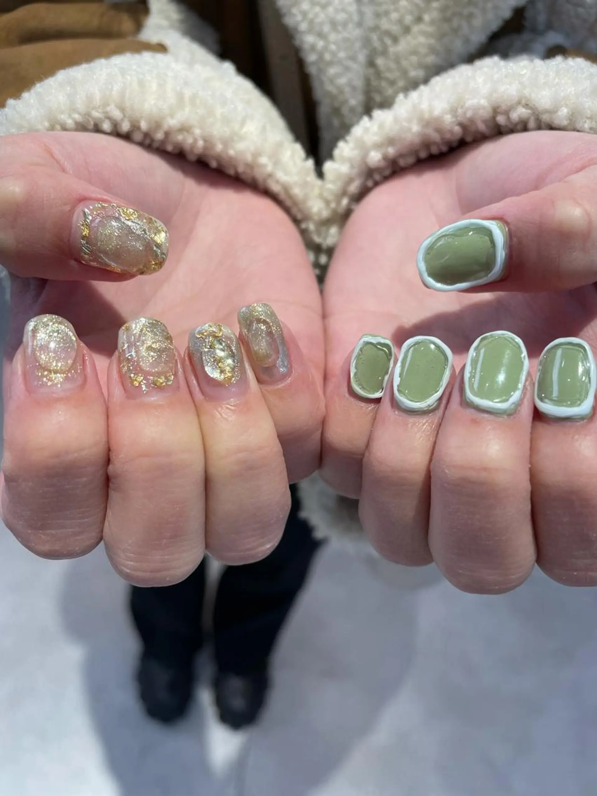 ネイル 🎀ボブ＋ハイトーン シュカ👶🏻のヘアスタイル