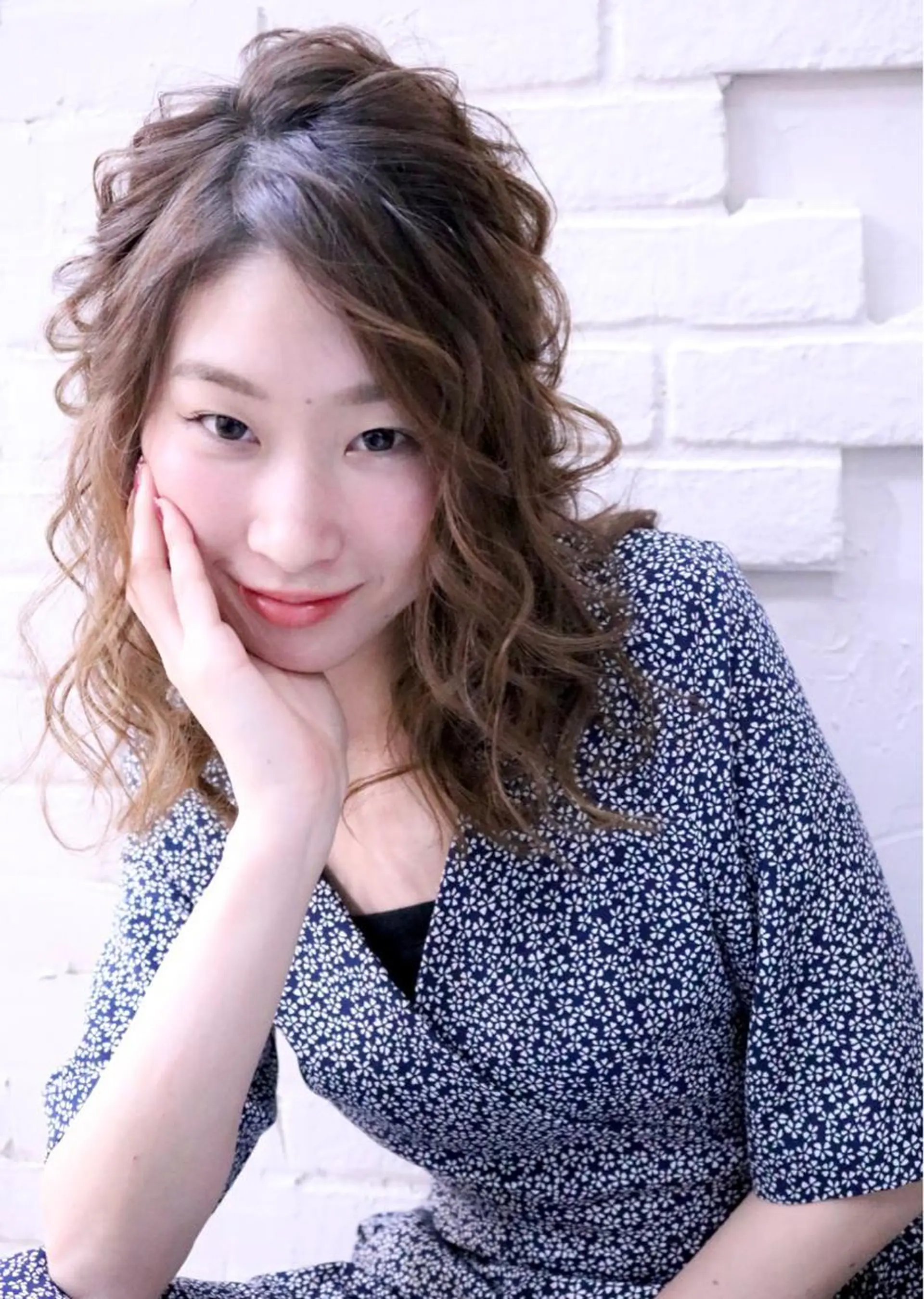 セミロング まつパ・ヘアセット ♡Chinami♡のマツエク・マツパデザイン