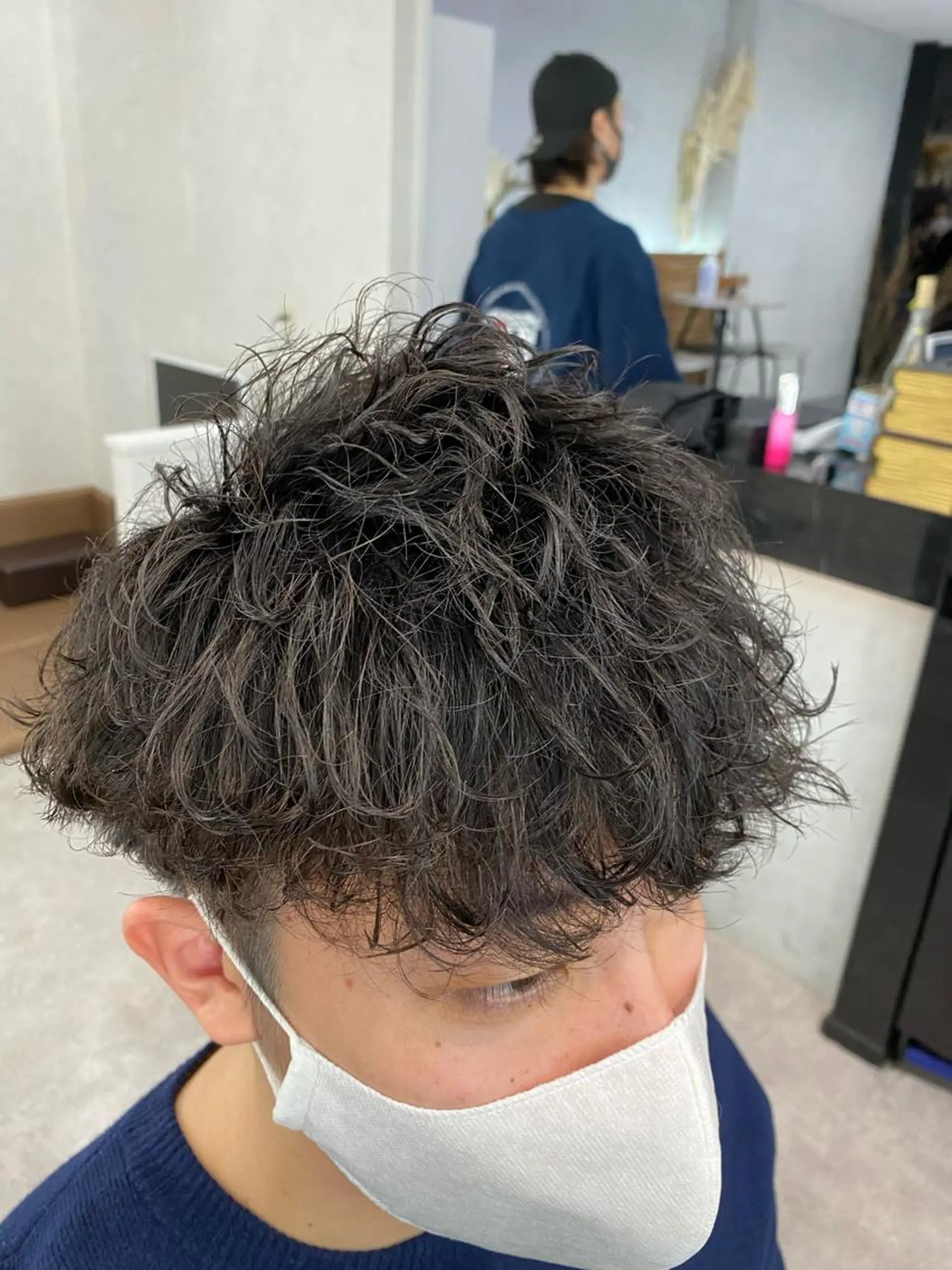 パーマ メンズ メンズパーマ Lond strada 心斎橋所属・🍀小川大輔🍀 ボブ/ブリーチ🥇のヘアスタイル