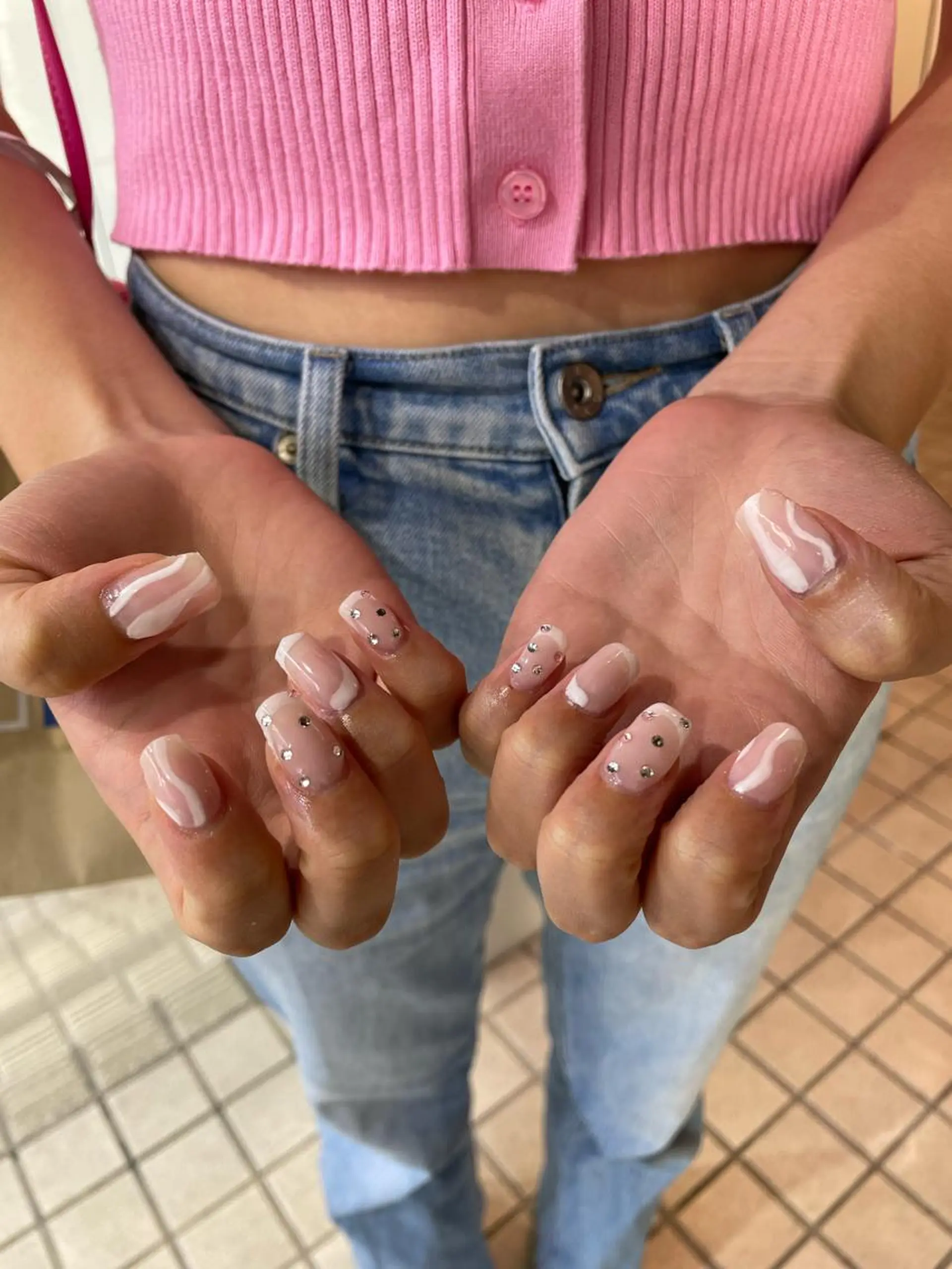 ネイル アートネイル ハンドネイル メンズ/艶髪/カラー サクラ🌸のヘアスタイル