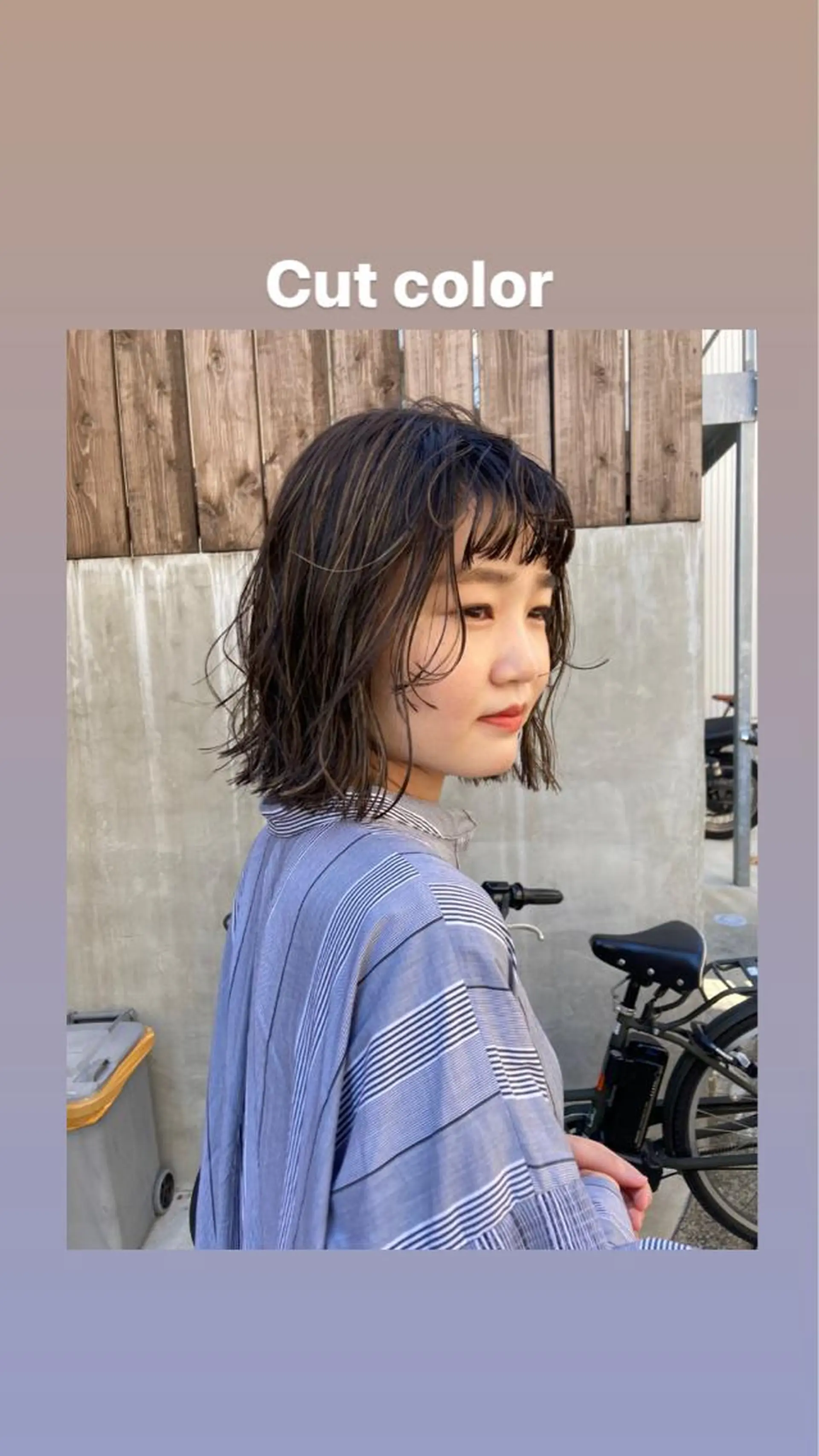 ショート カラー パーマ ヘアアレンジ BRUNTJET所属・MAEDA MADOKAのヘアスタイル