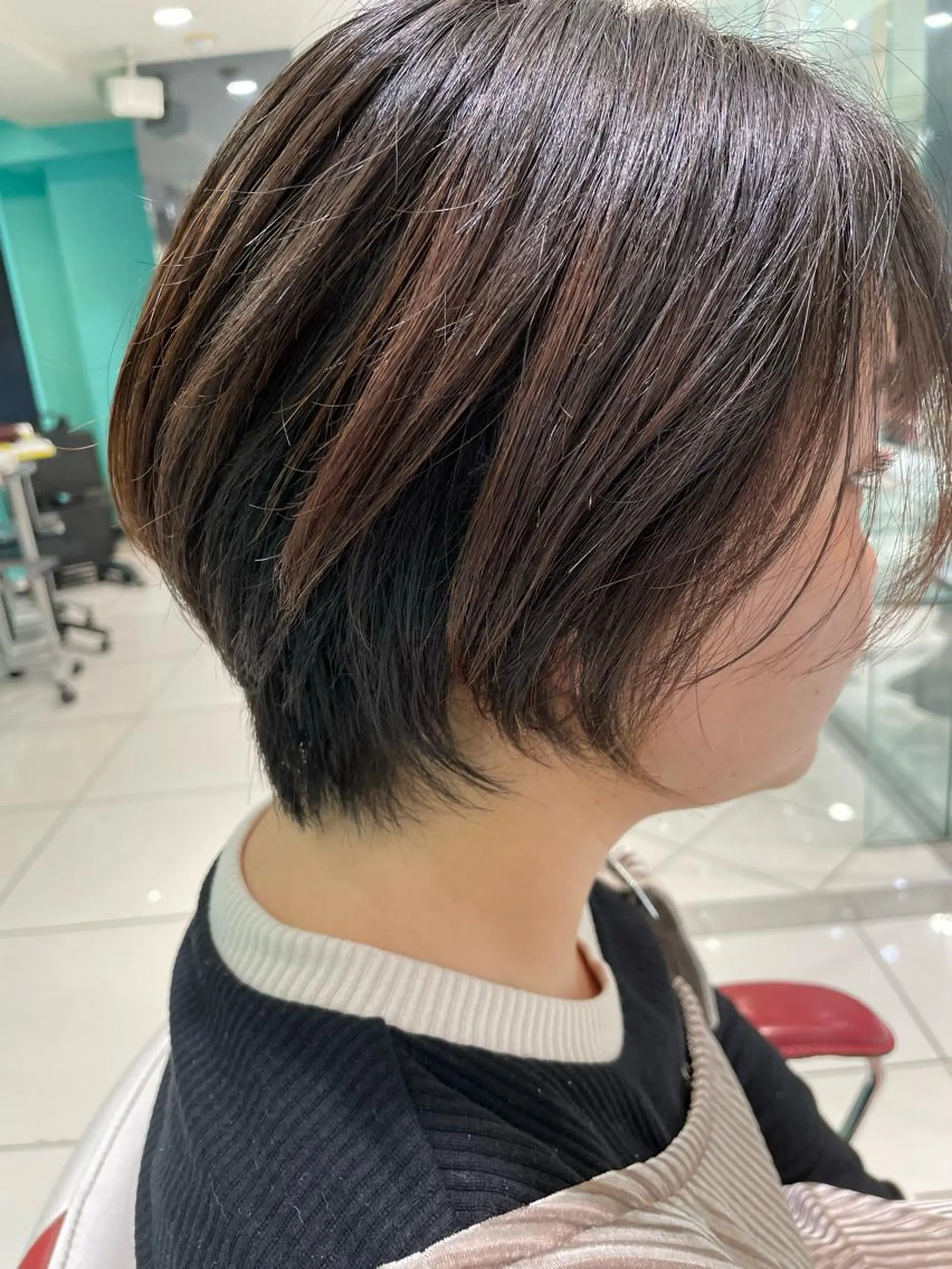 ショート ショートヘア 新村 華奈絵のヘアスタイル
