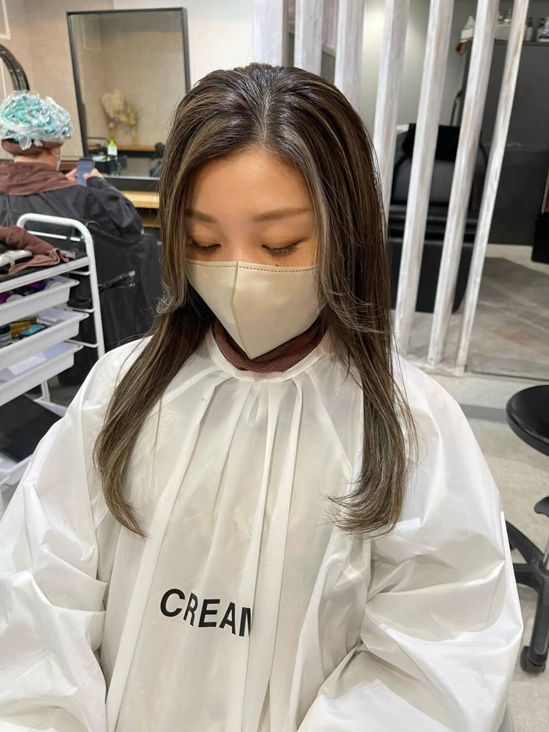 ロング カラー ヘアアレンジ ハイライトカラー ハイライト ヘアカラー 松井那津子 /ハイライトブリーチのヘアスタイル