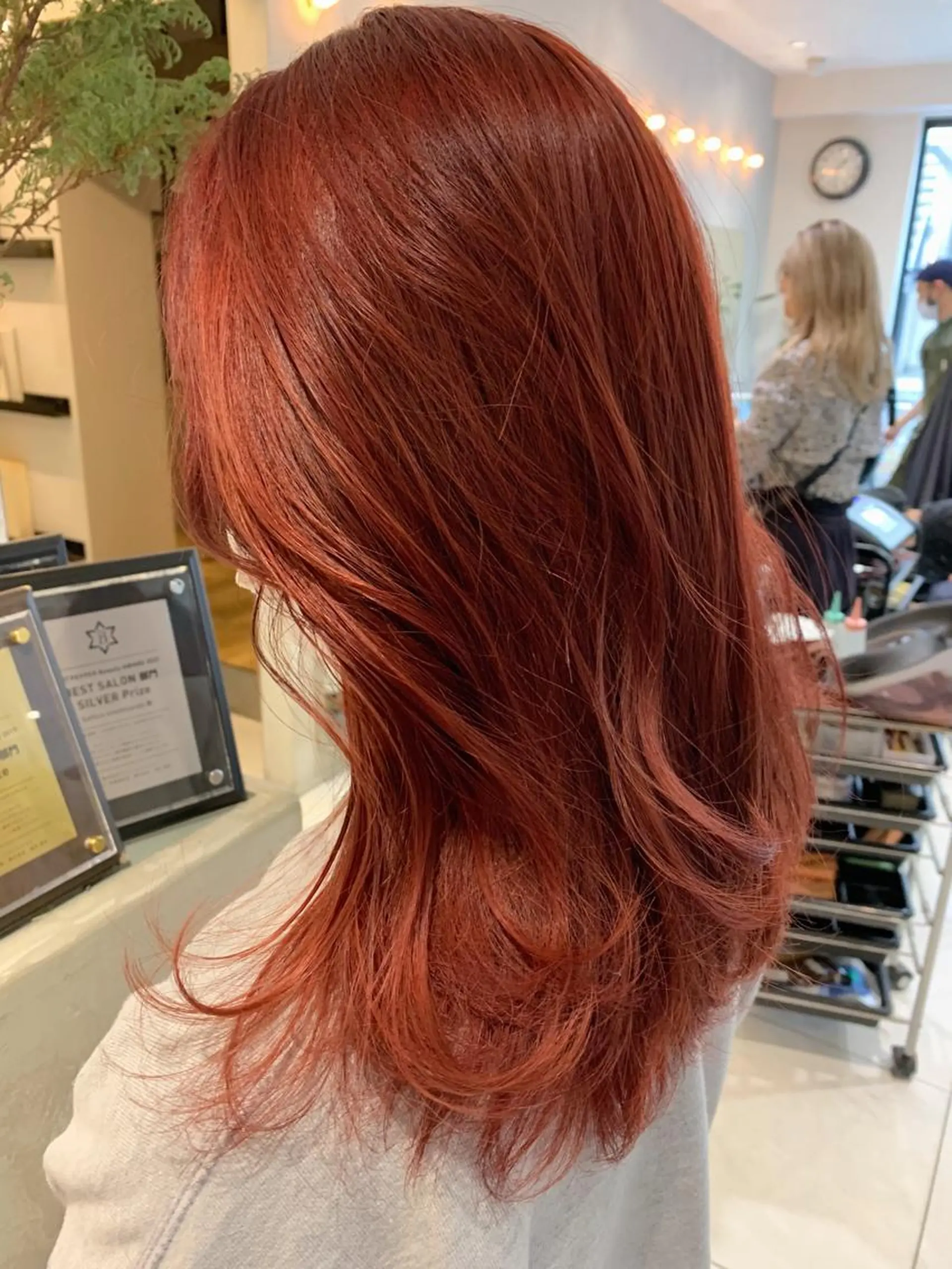 ミディアム カラー TENELE所属・チバ タクミのヘアスタイル