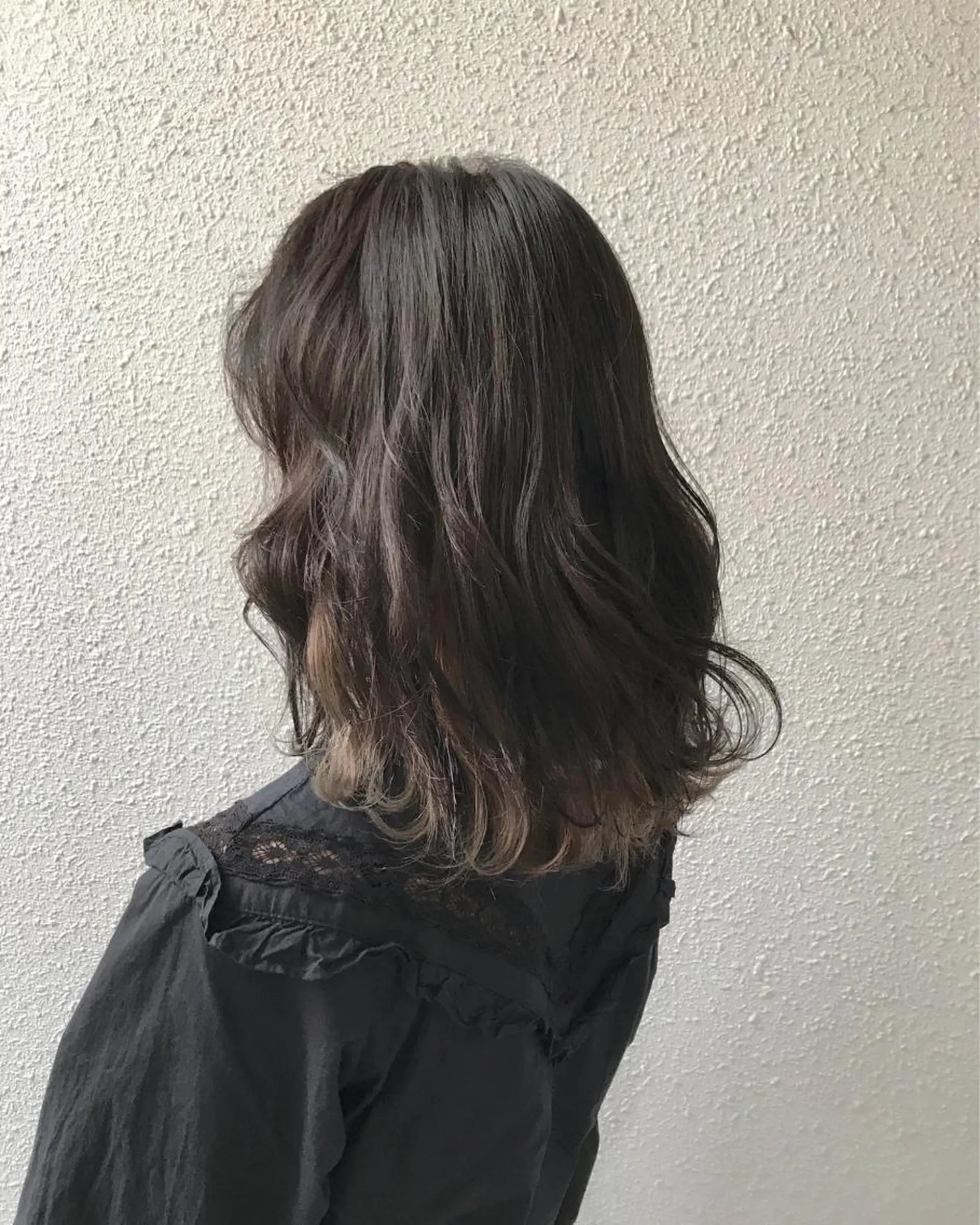 ミディアム カラー ダブルカラー インナーカラー インナーカラー/天神 ブリーチ/吉田のヘアスタイル