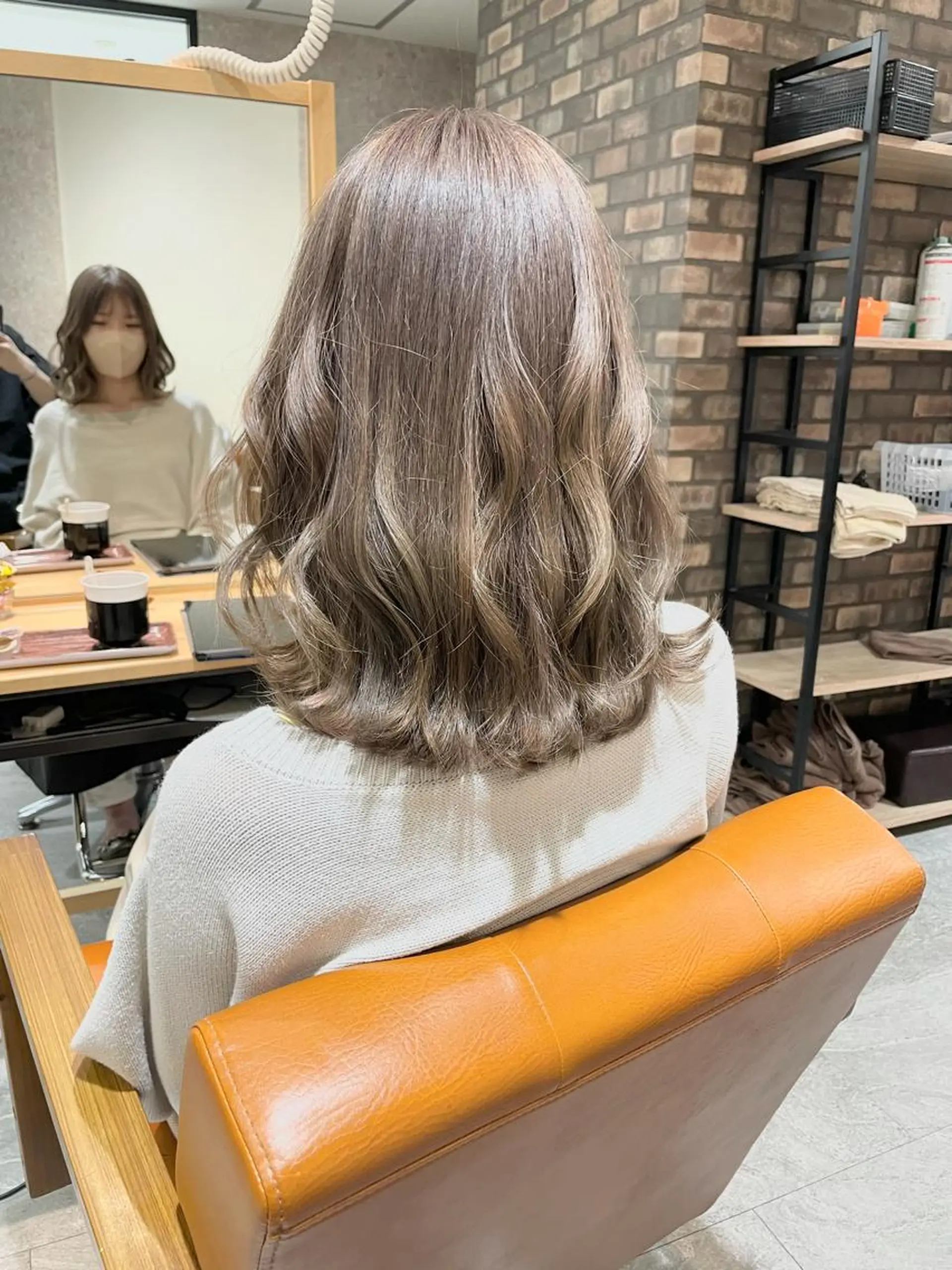 ミディアム トリートメント カット ヘアカラー TERRACE LUXBE阿倍野アポロ店所属・ショートカット支持率 NO.1✨清家央隆のヘアスタイル