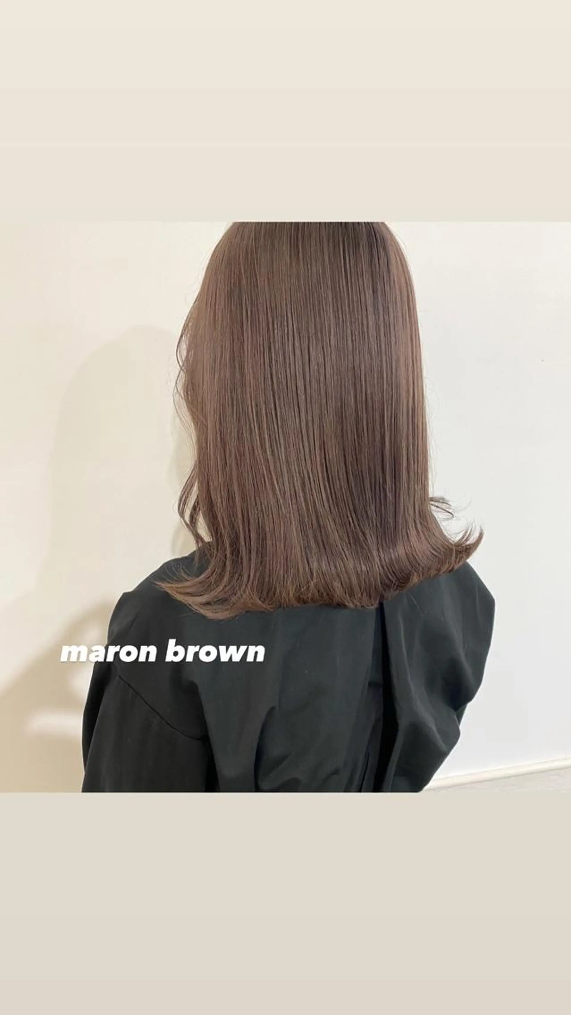 ミディアム カラー GOODDAY ヘアサロンのヘアスタイル