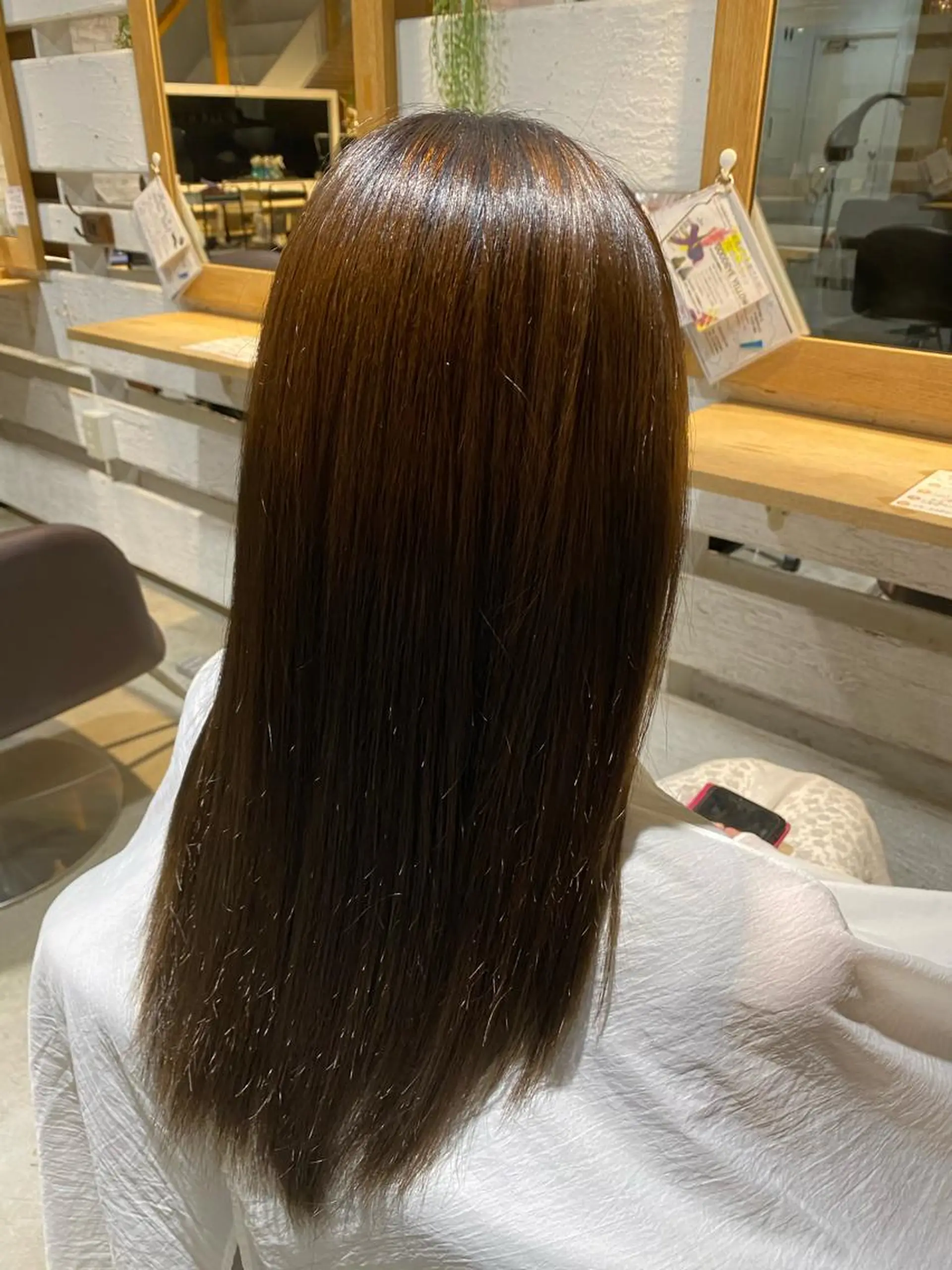 ロング カット 縮毛矯正 Lian by Allure所属・長濱 俊のヘアスタイル