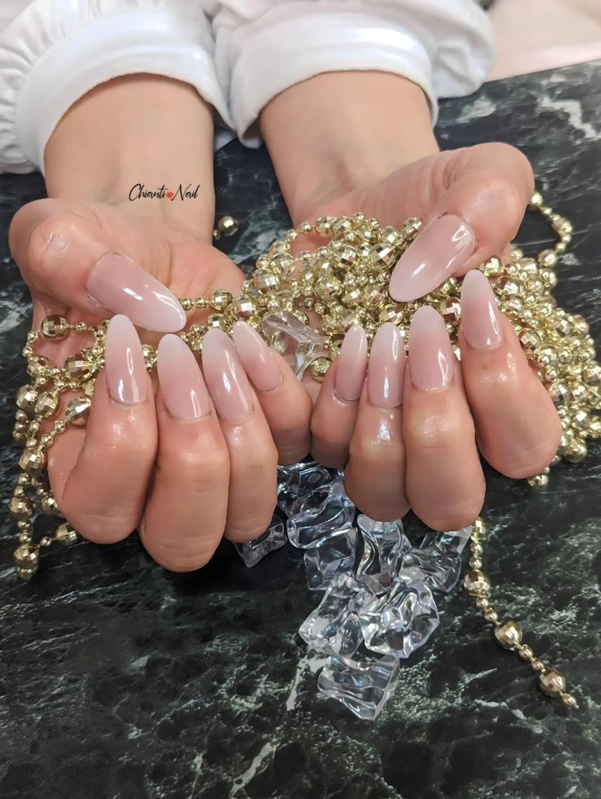 ネイル 長さ出し Chianti Nailのネイルデザイン