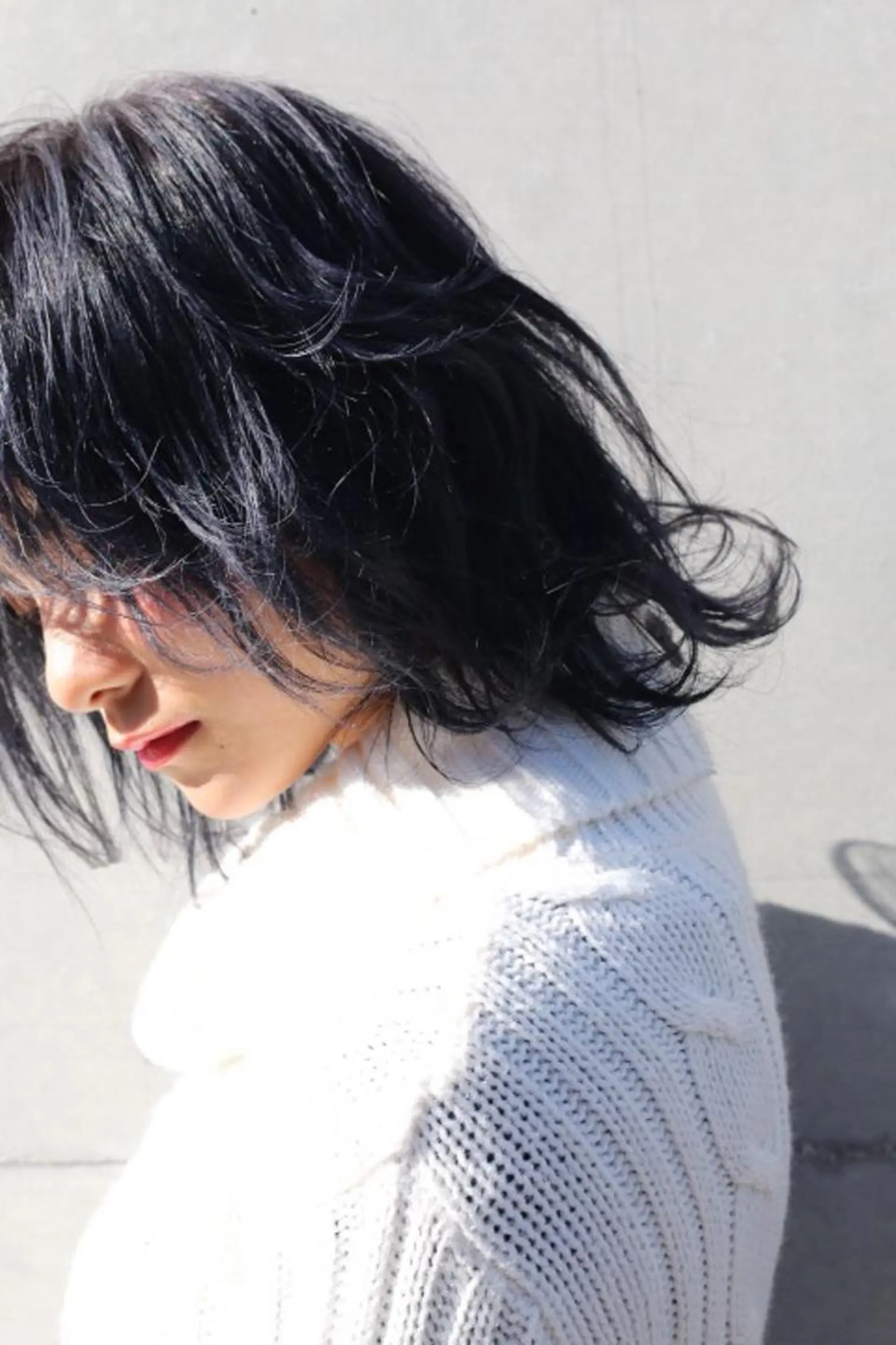 ミディアム カラー ヘアアレンジ ブリーチ パープルカラー シルバー 💎✨️NoVal by siestaのヘアスタイル