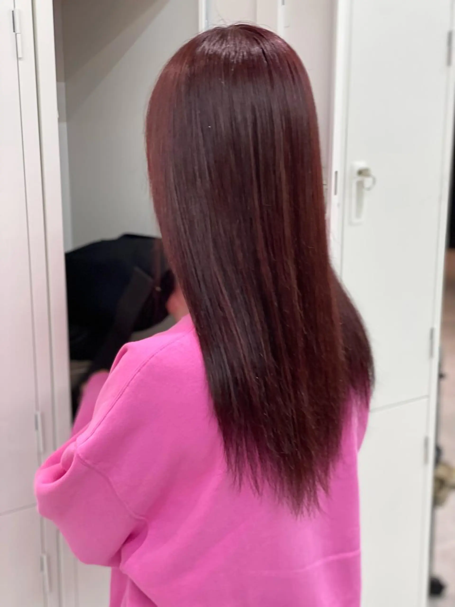 セミロング カラー ショーヤ/ブリーチ /バレイヤージュのヘアスタイル