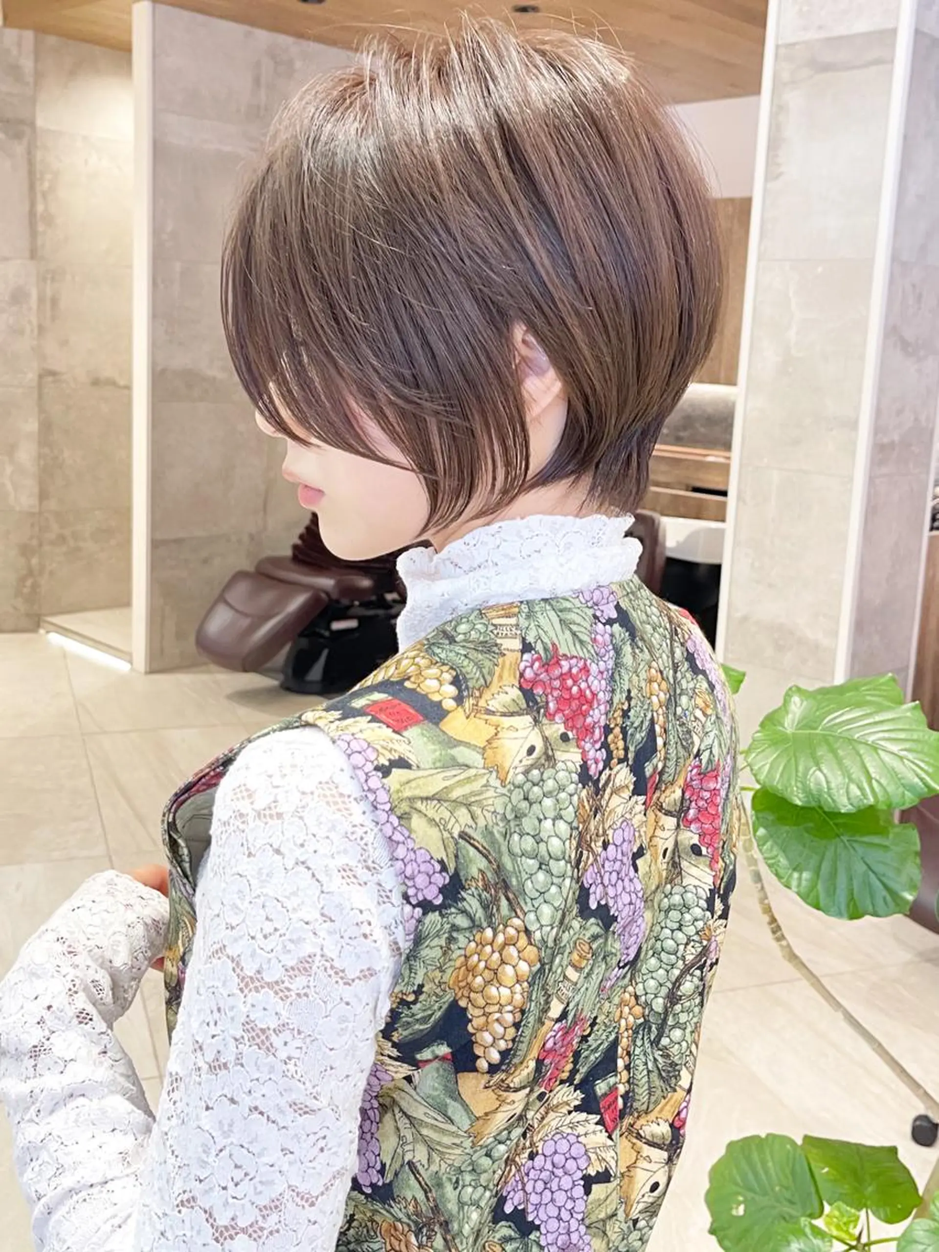 ショート カラー くびれヘア ショートヘア カット ヘアカラー grand表参道所属・西村 公孝のヘアスタイル