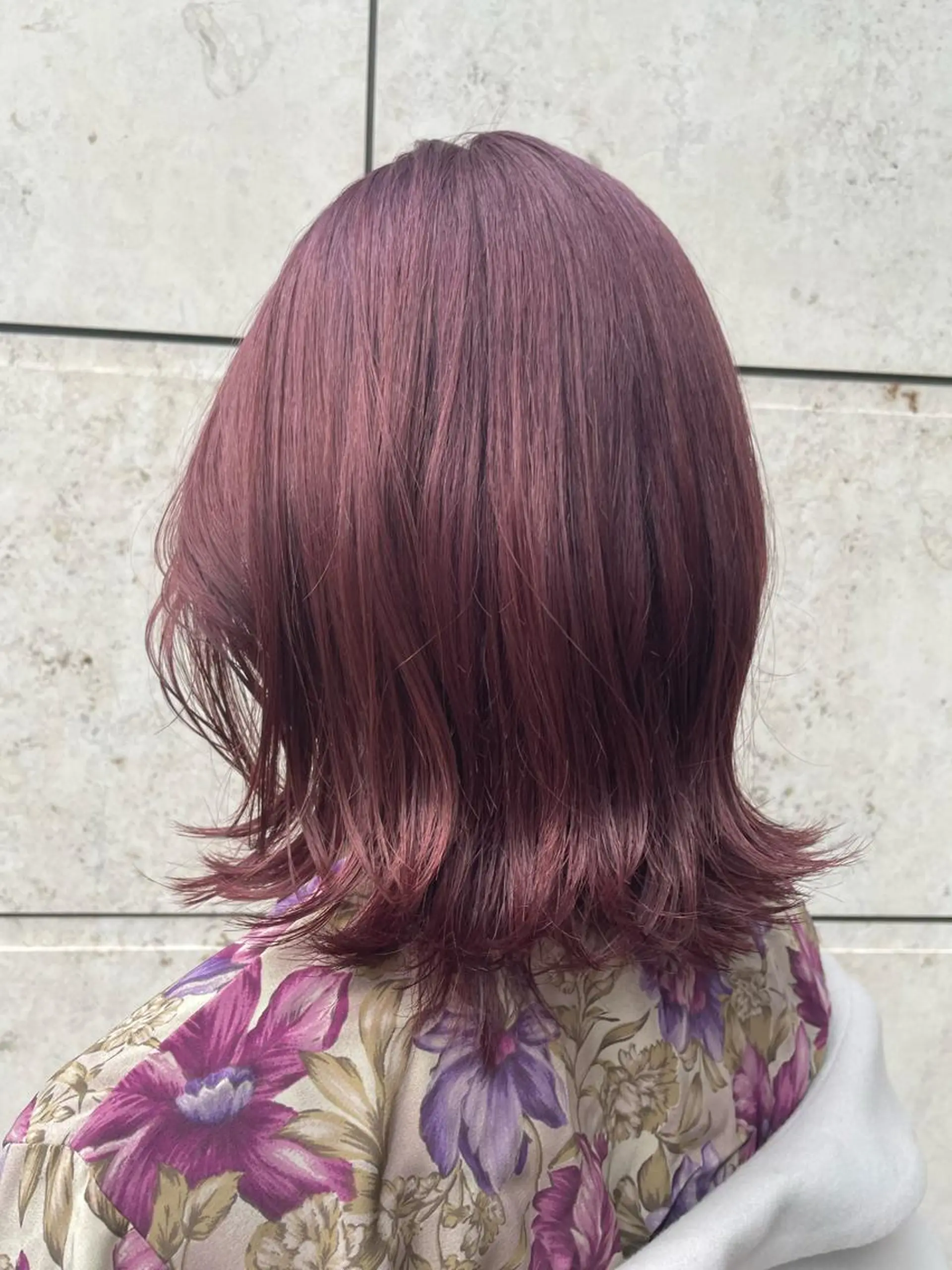 ミディアム カラー パーマ 海外レイヤー 🇺🇸/ヒナコのヘアスタイル