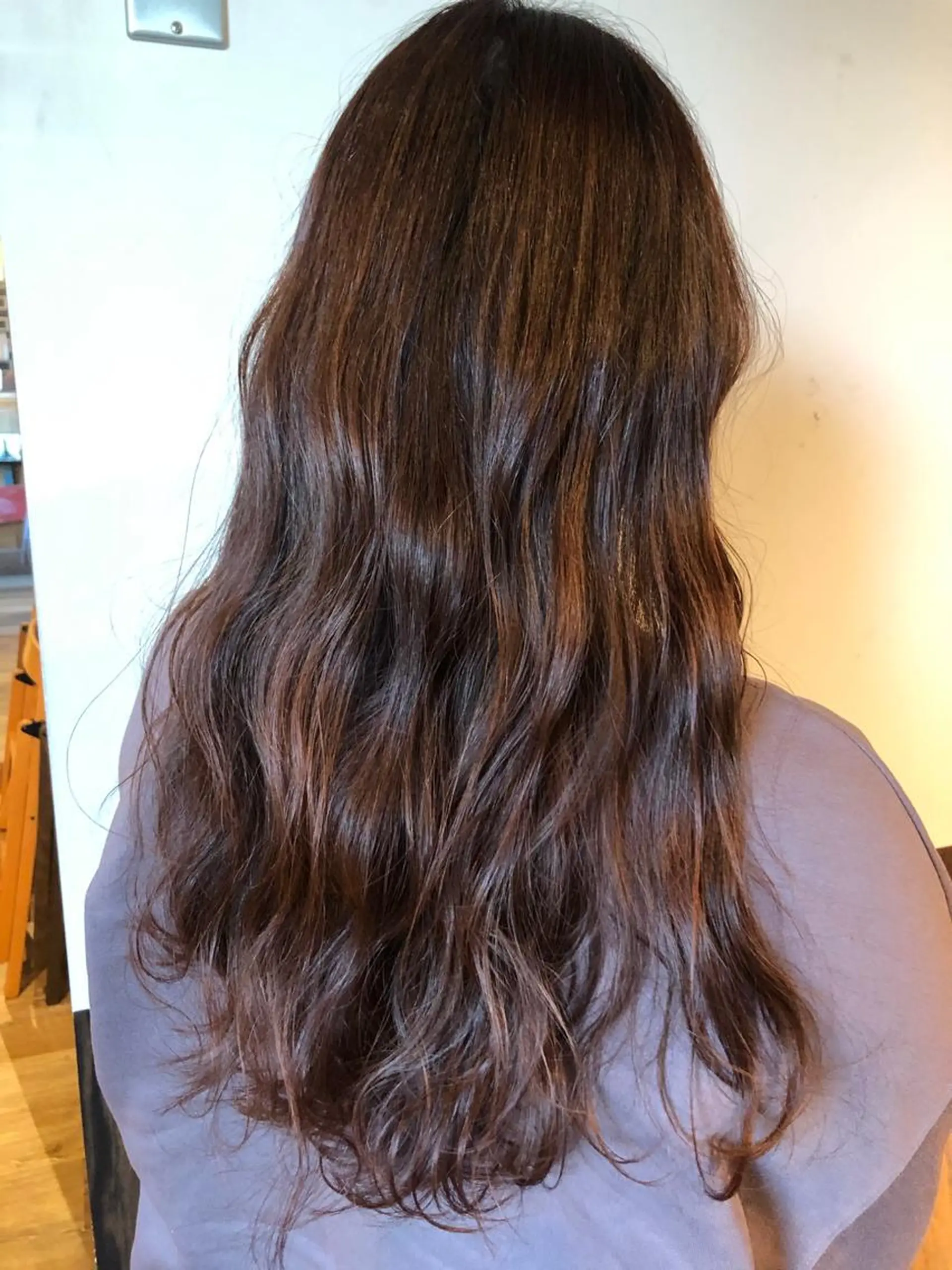 ロング カラー 韓国ヘア/レイヤー/ 暖色カラー/ Aiのヘアスタイル